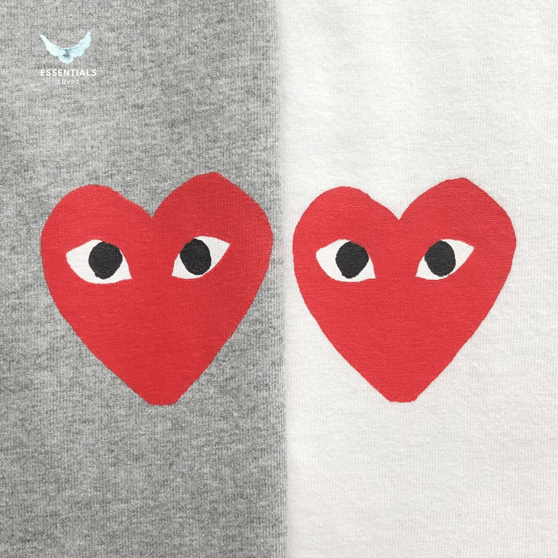 CDG x Nike T-Shirt – Heart & Swoosh - ESSENTIALS EGYPT