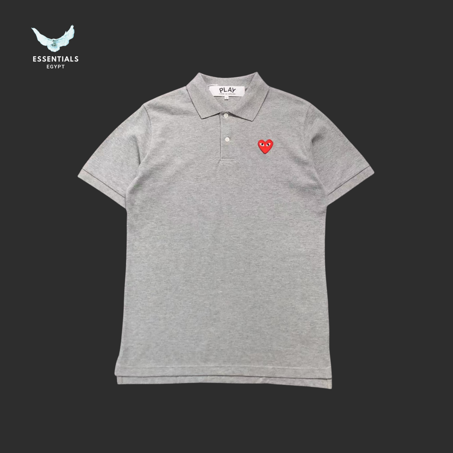CDG Play Polo – Multi Heart Logo