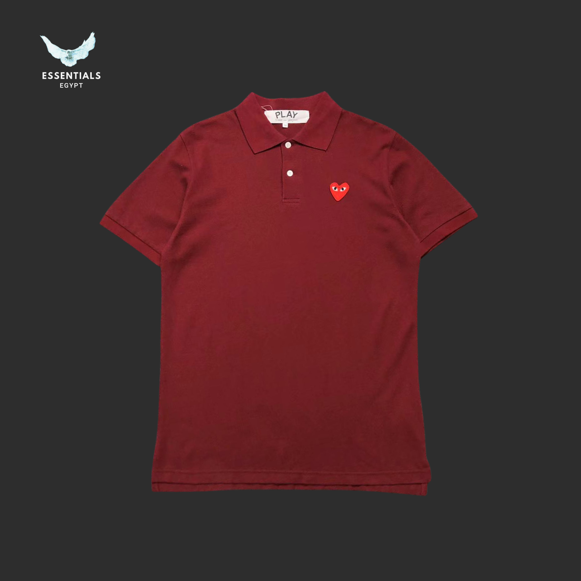CDG Play Polo – Multi Heart Logo