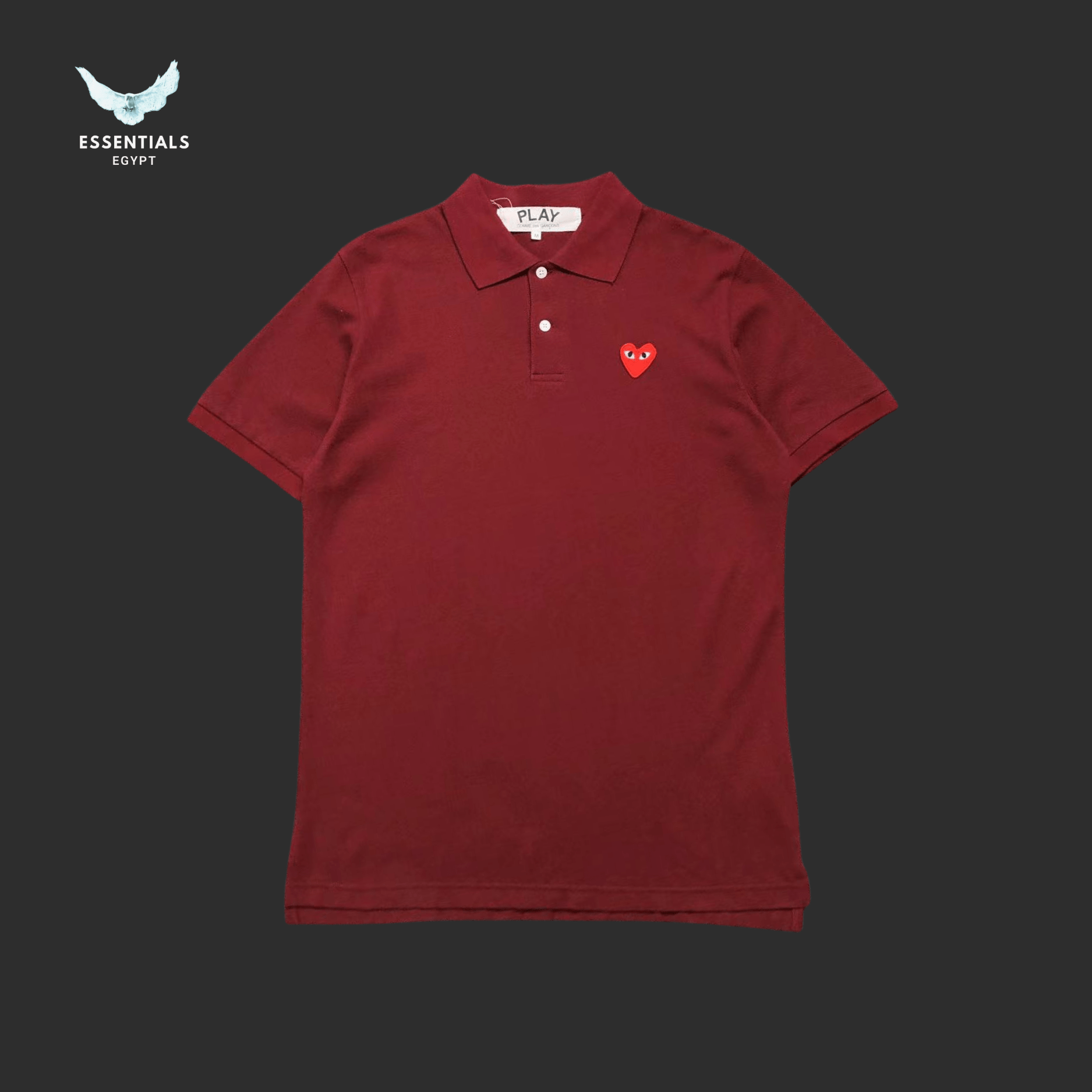 CDG Play Polo – Multi Heart Logo - ESSENTIALS EGYPT