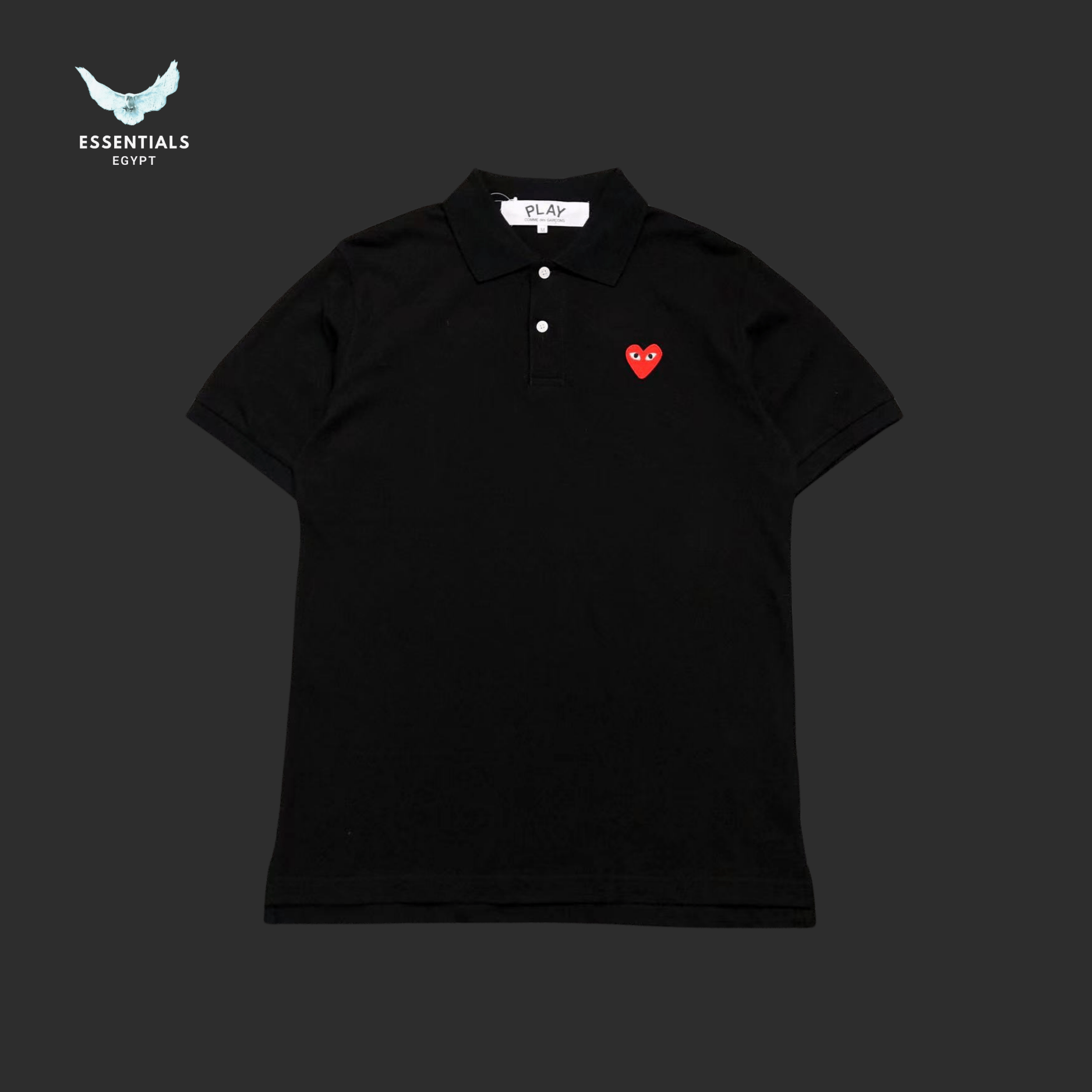 CDG Play Polo – Multi Heart Logo - ESSENTIALS EGYPT