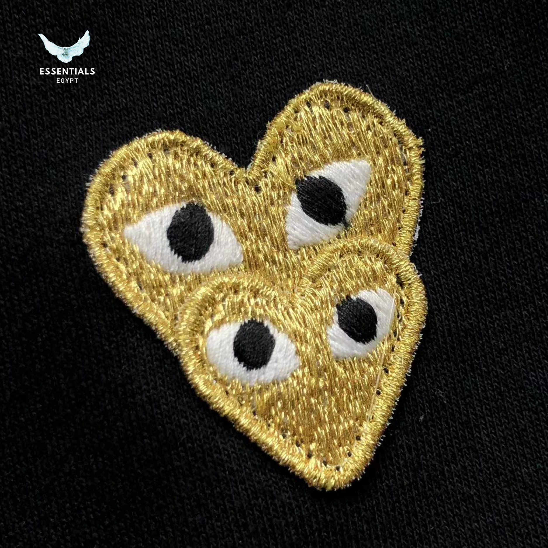 CDG Play Shorts – Yellow Heart Logo - ESSENTIALS EGYPT