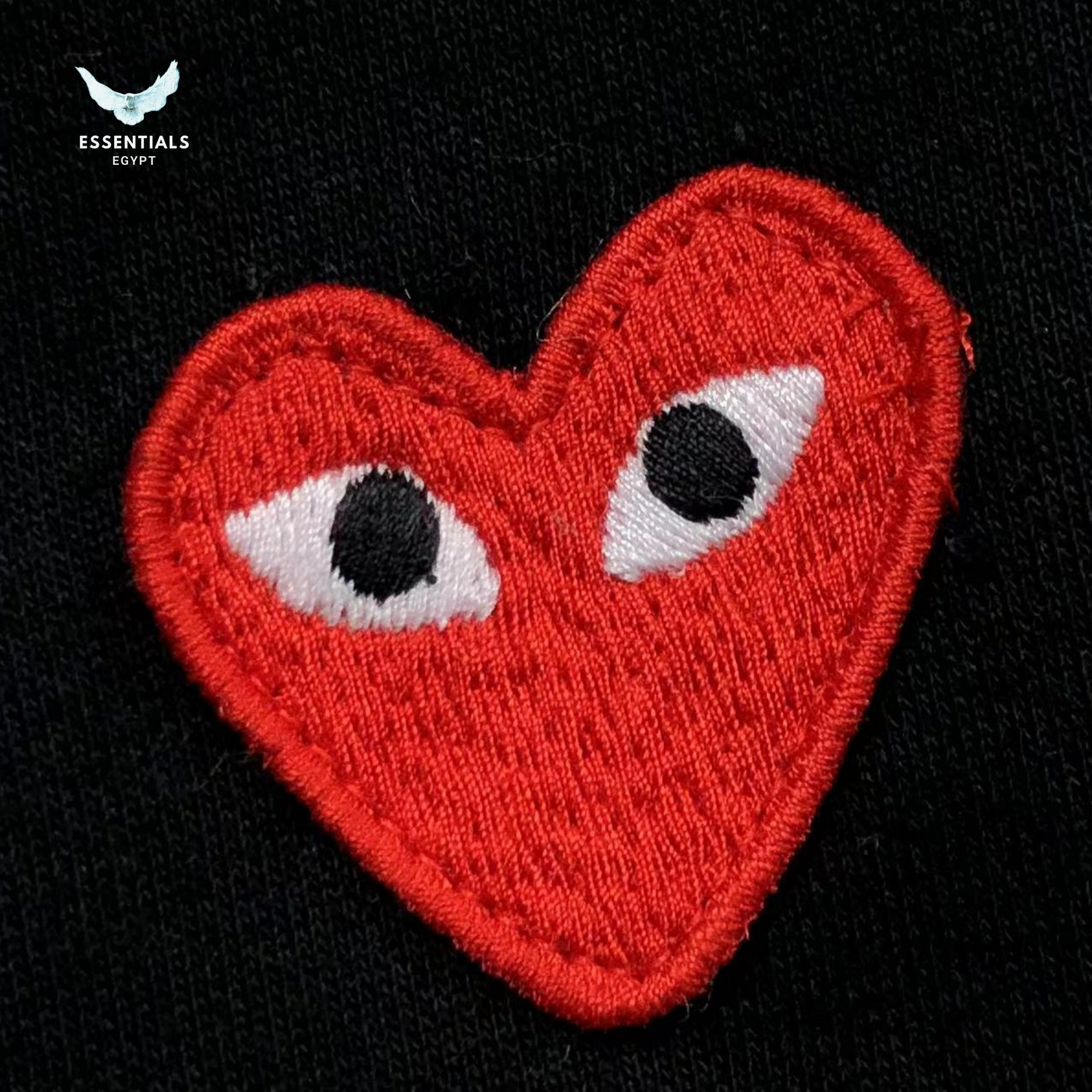 CDG Play Shorts – Red Heart Logo
