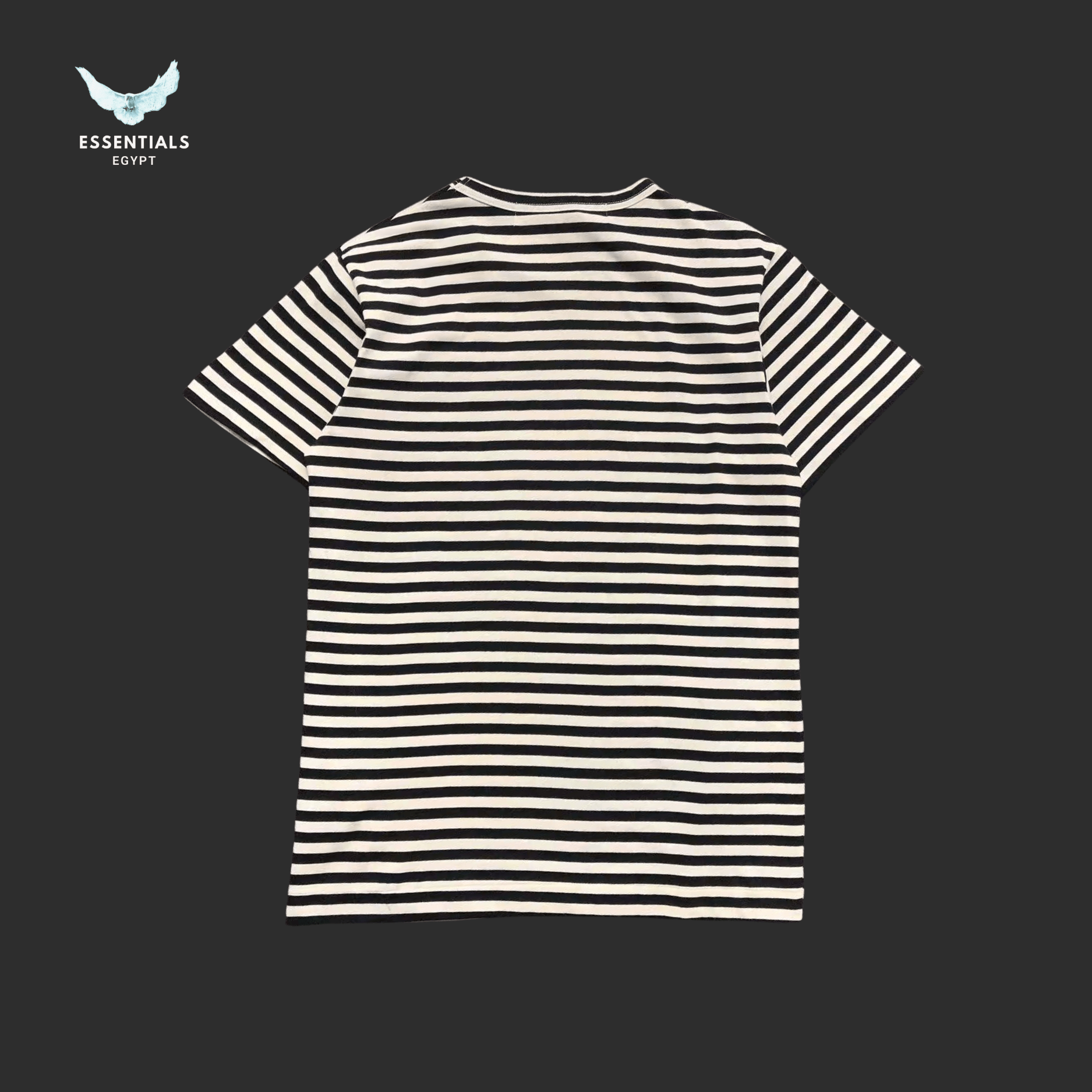 CDG Play T-Shirt – Classic Red Stripe Heart - ESSENTIALS EGYPT