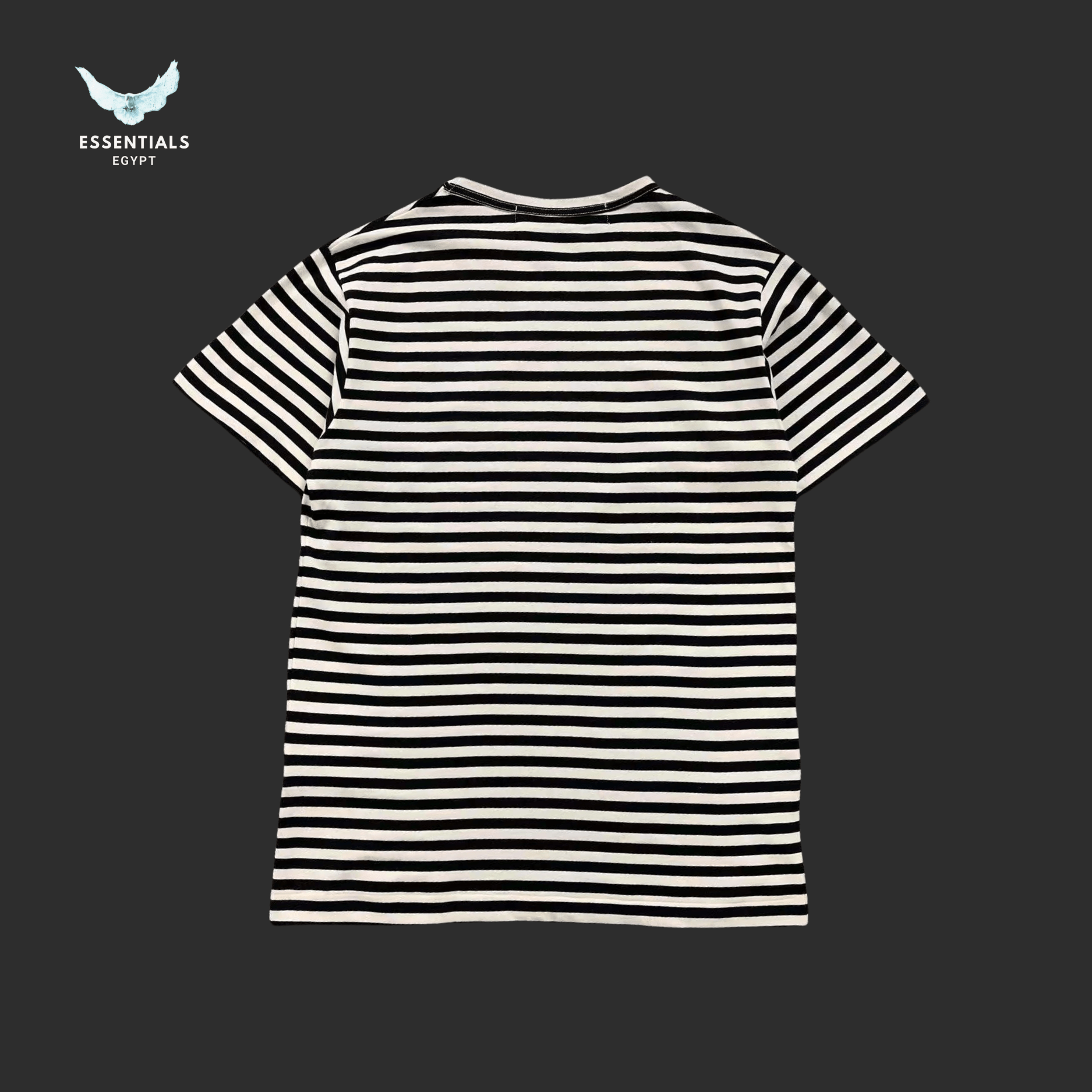 CDG Play T-Shirt – Rainbow Stripe Heart - ESSENTIALS EGYPT