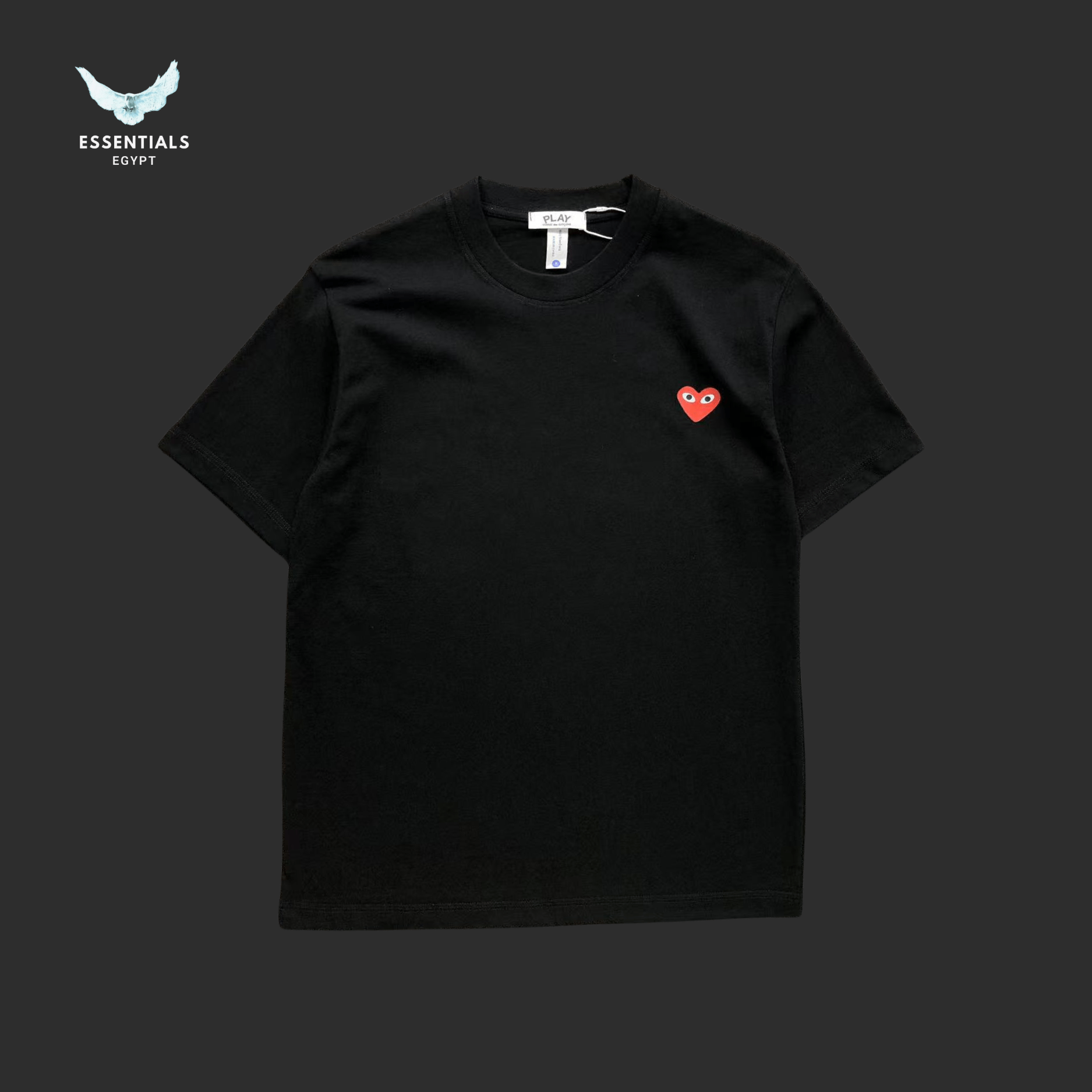 CDG Play T-Shirt – Red Heart Logo - ESSENTIALS EGYPT
