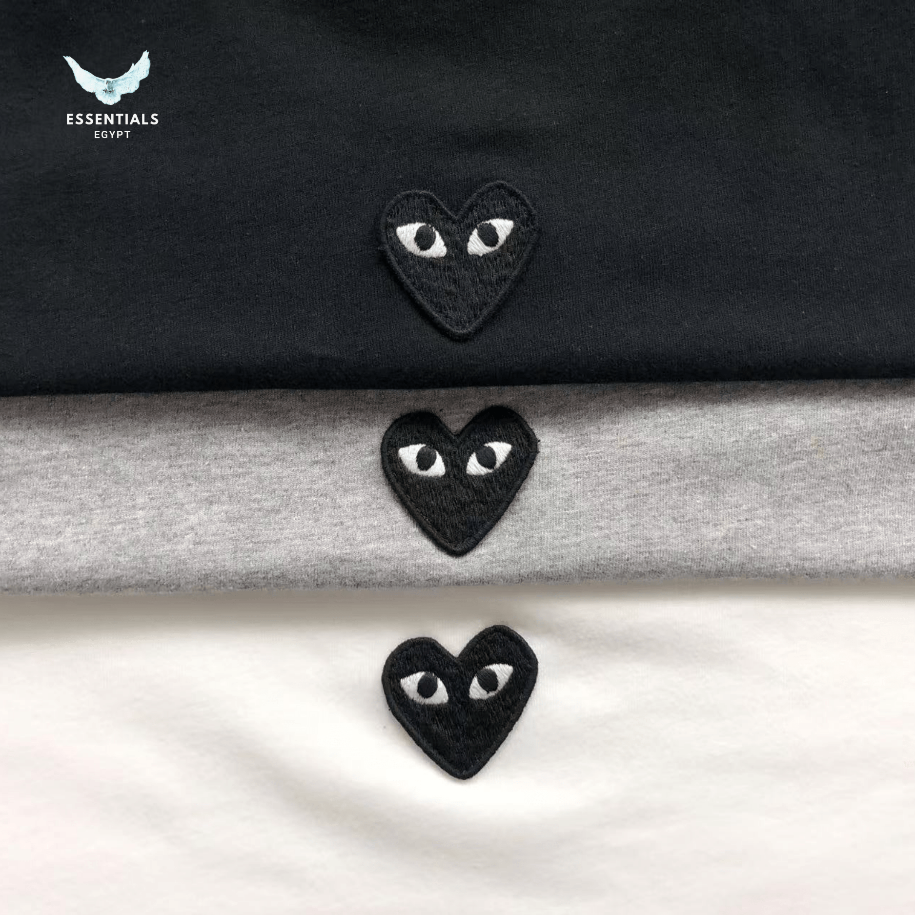 CDG Play T-Shirt – Mini Black Heart Logo - ESSENTIALS EGYPT