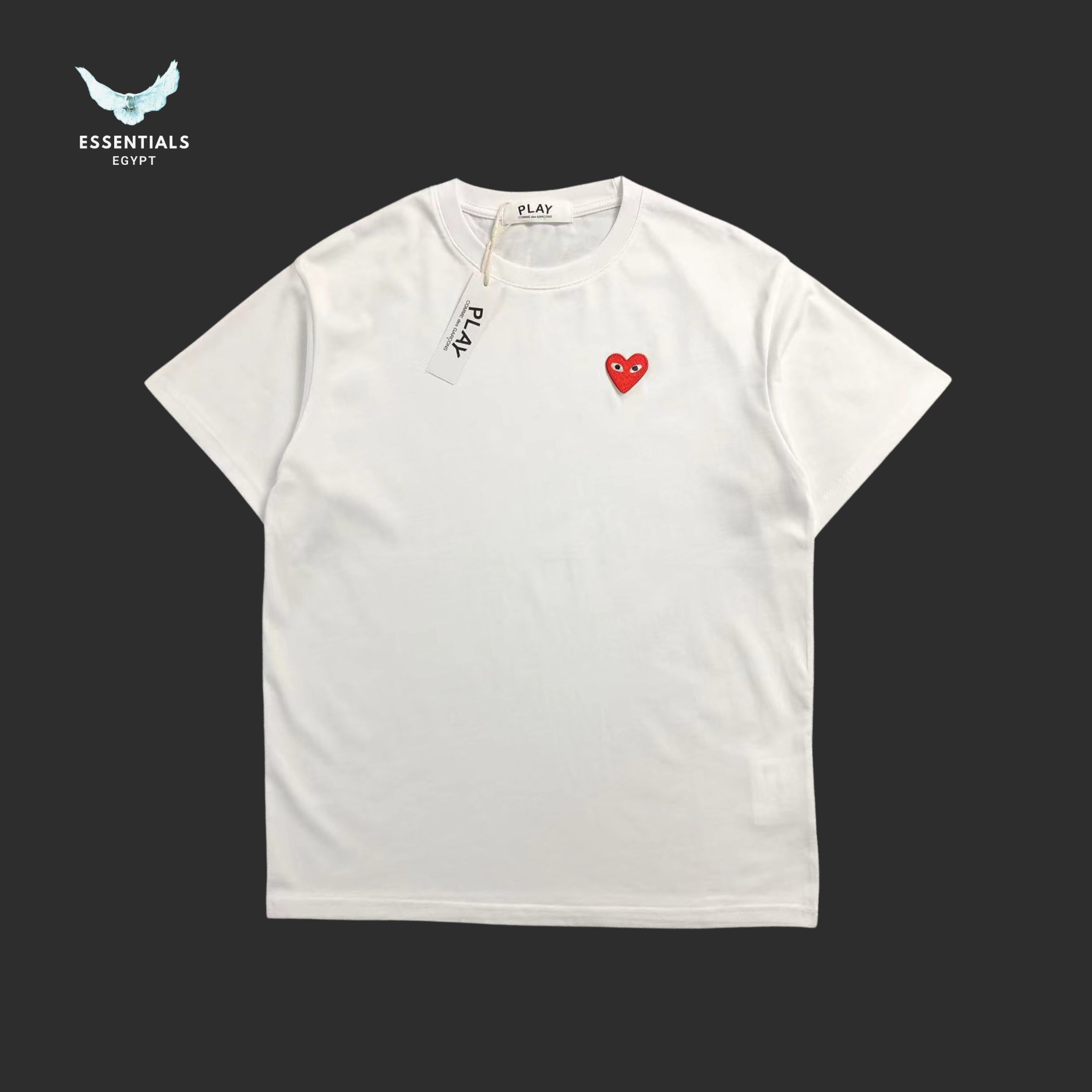 CDG Play T-Shirt – Red Heart Logo