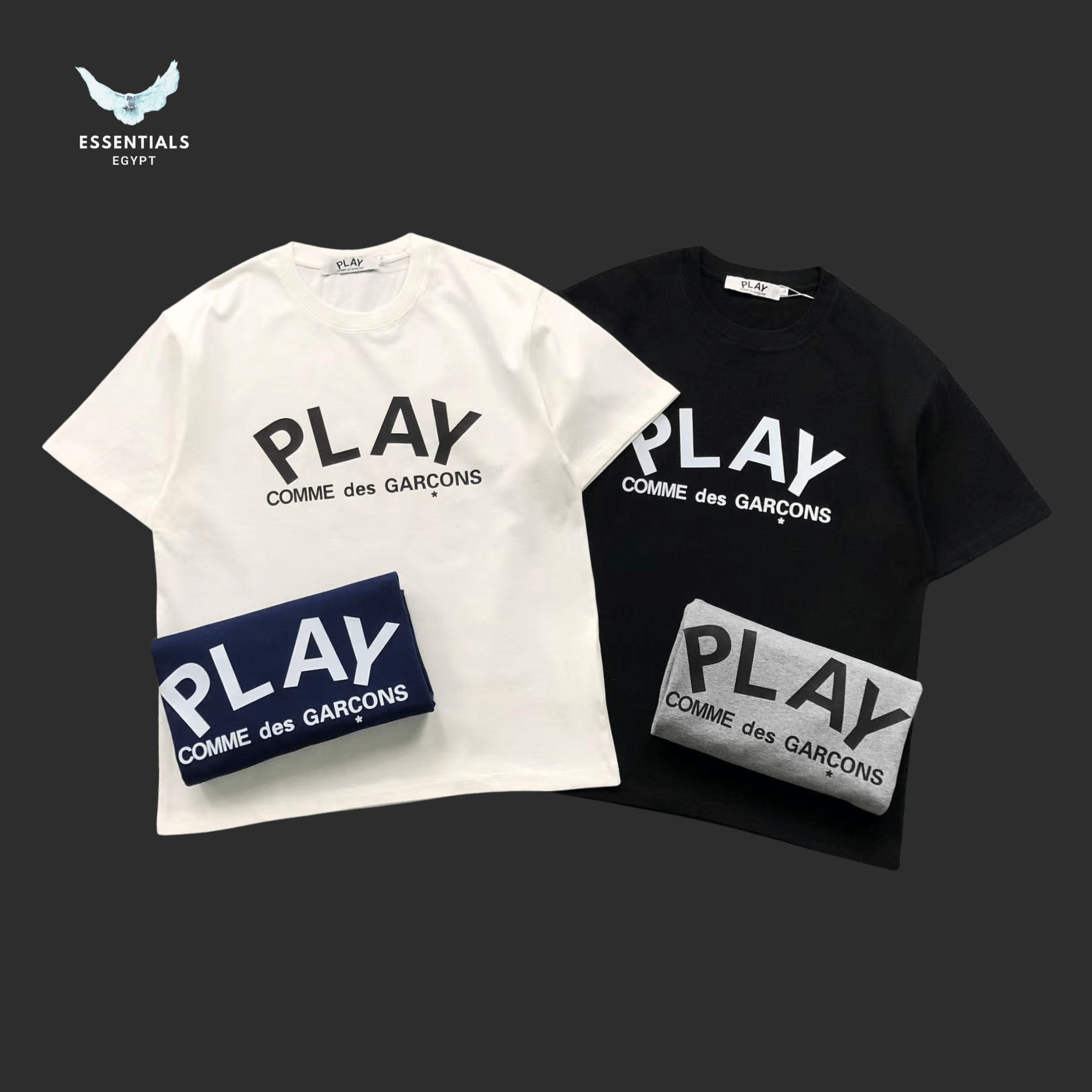 CDG Play T-Shirt – Large Play Logo - ESSENTIALS EGYPT