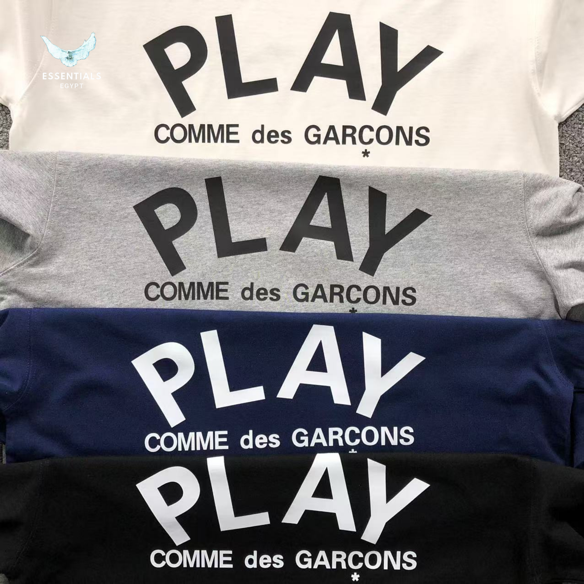 CDG Play T-Shirt – Large Play Logo - ESSENTIALS EGYPT