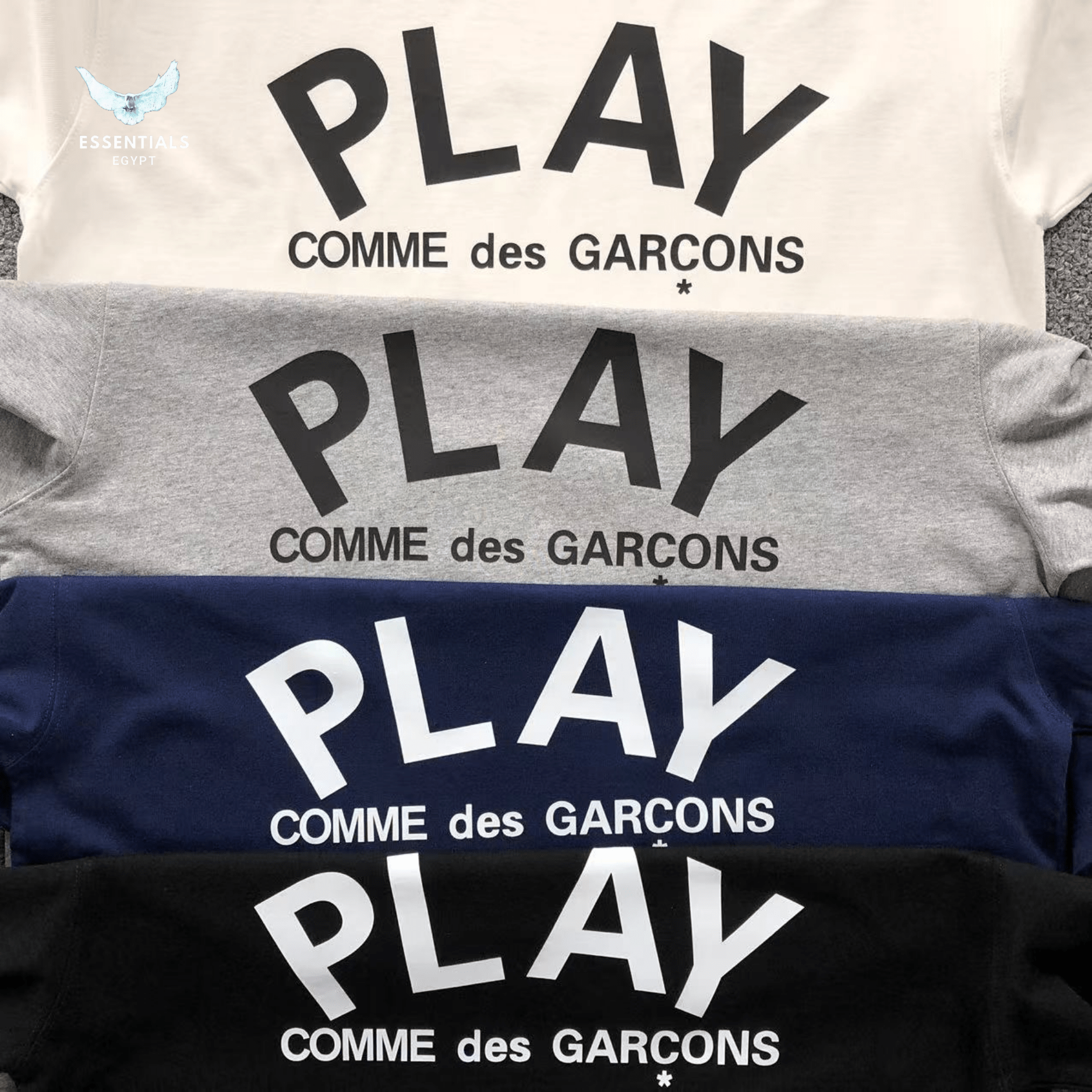 CDG Play T-Shirt – Large Play Logo - ESSENTIALS EGYPT
