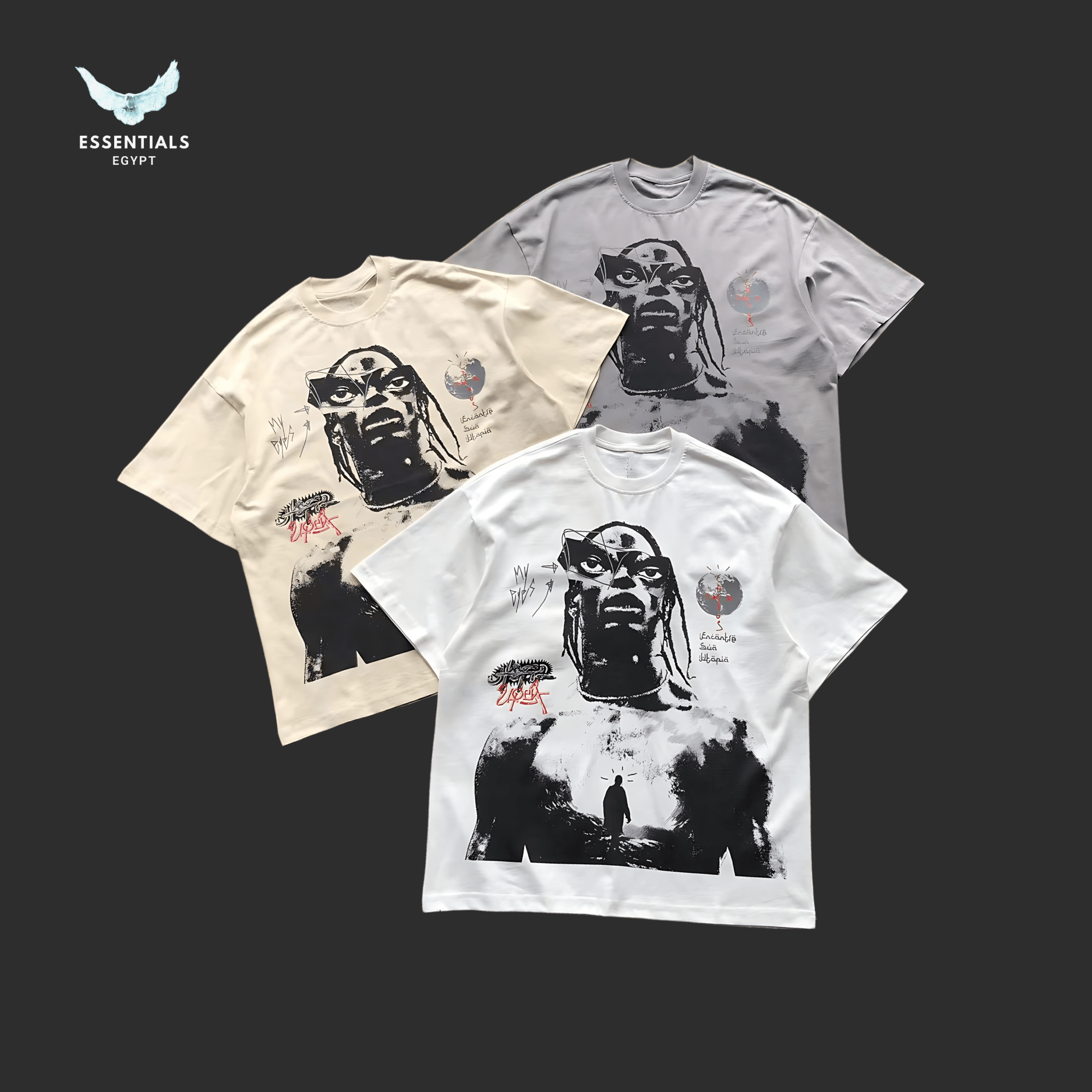 Cactus Jack T-Shirt – Graphic Series I - ESSENTIALS EGYPT