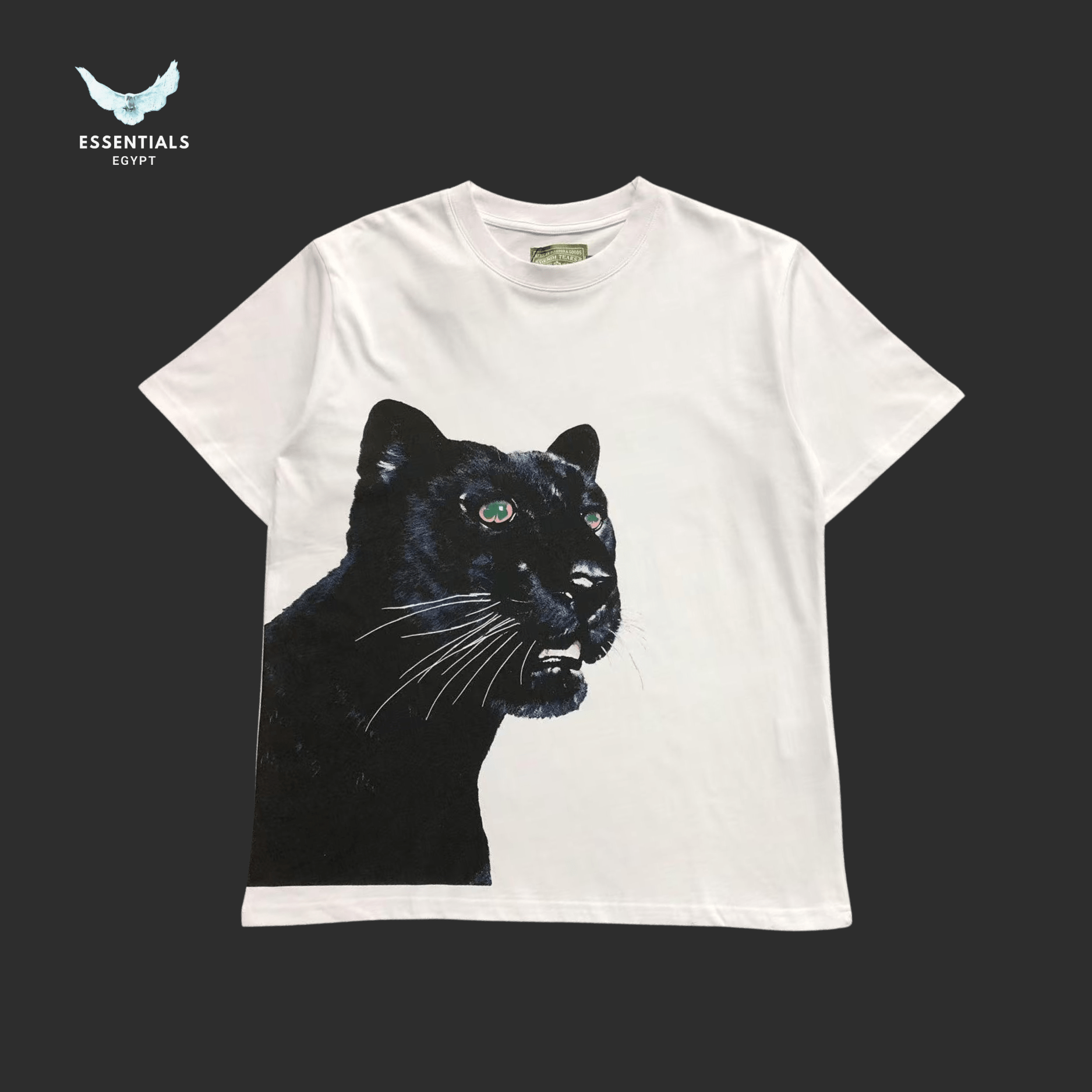 Denim Tears T-Shirt – Black Panther Print - ESSENTIALS EGYPT