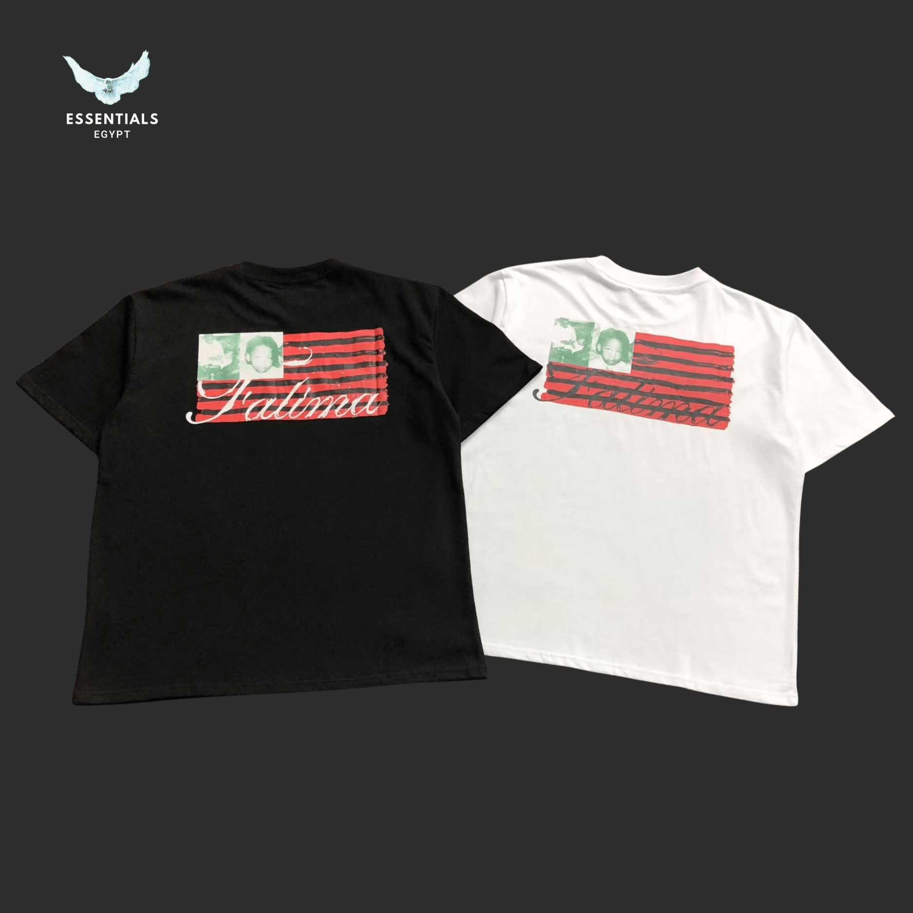 Denim Tears T-Shirt – Italian Flag America Graphic - ESSENTIALS EGYPT