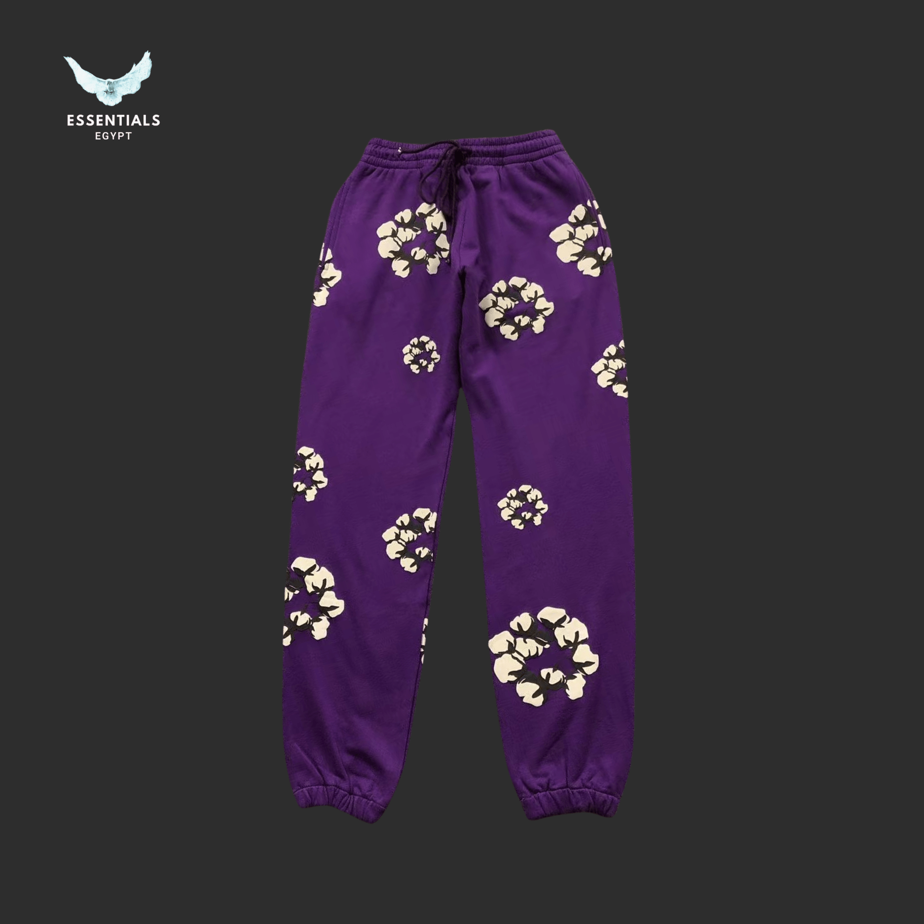 Denim Tears Trousers – Wreath Print Colors - ESSENTIALS EGYPT