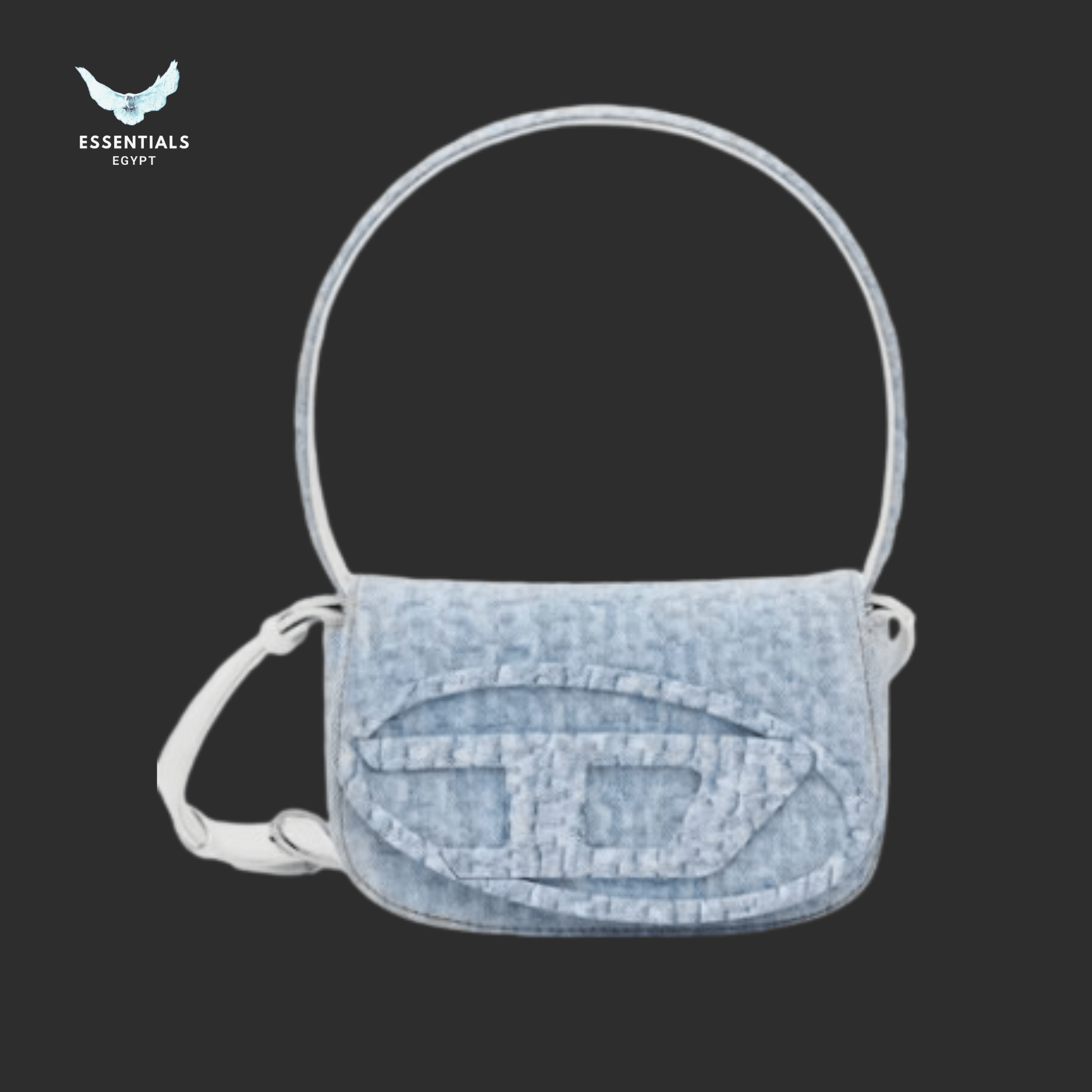 Diesel 1DR Shoulder Bag – Ice Blue - ESSENTIALS EGYPT