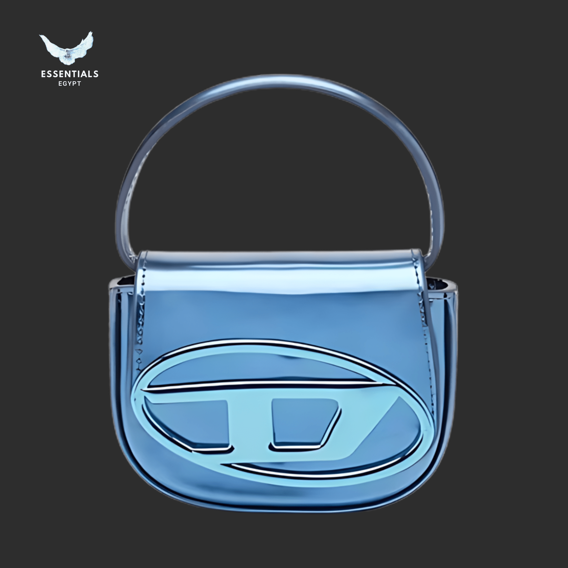 Diesel 1DR XS Mini Bag – Blue with D - Plaque - ESSENTIALS EGYPT