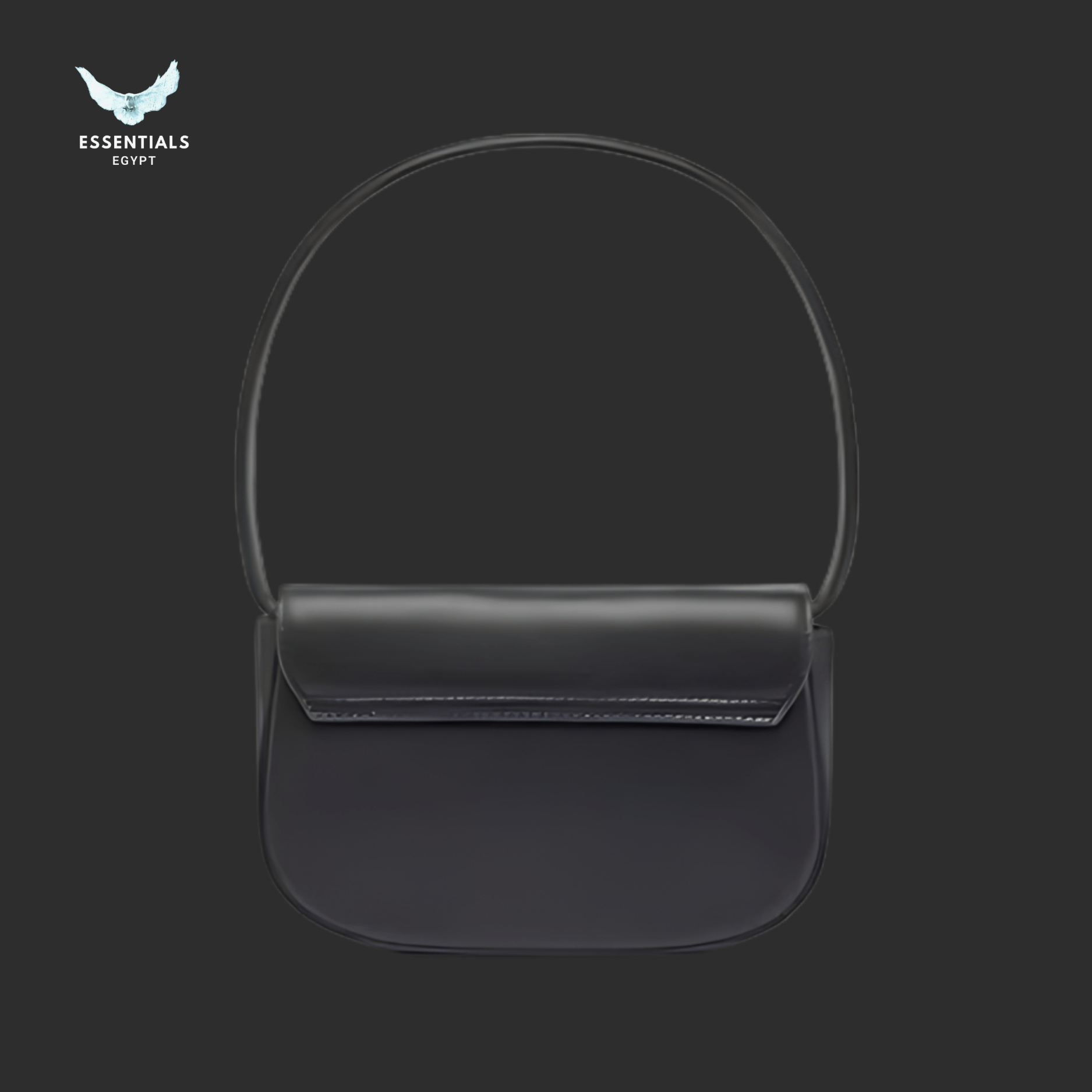 Diesel 1DR Shoulder Bag – Black Nappa Leather - ESSENTIALS EGYPT