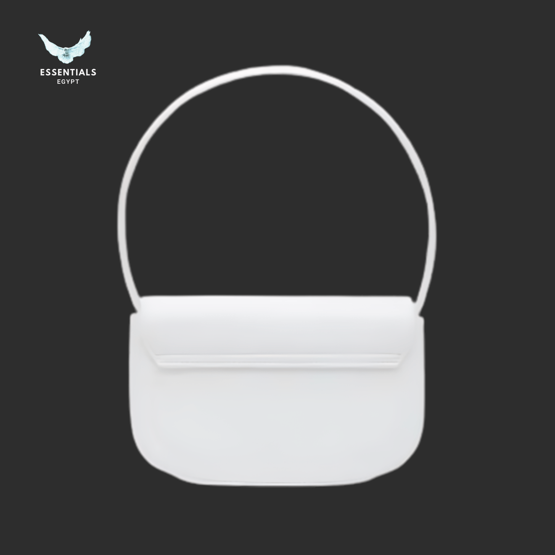 Diesel 1DR Shoulder Bag – White Nappa Leather - ESSENTIALS EGYPT