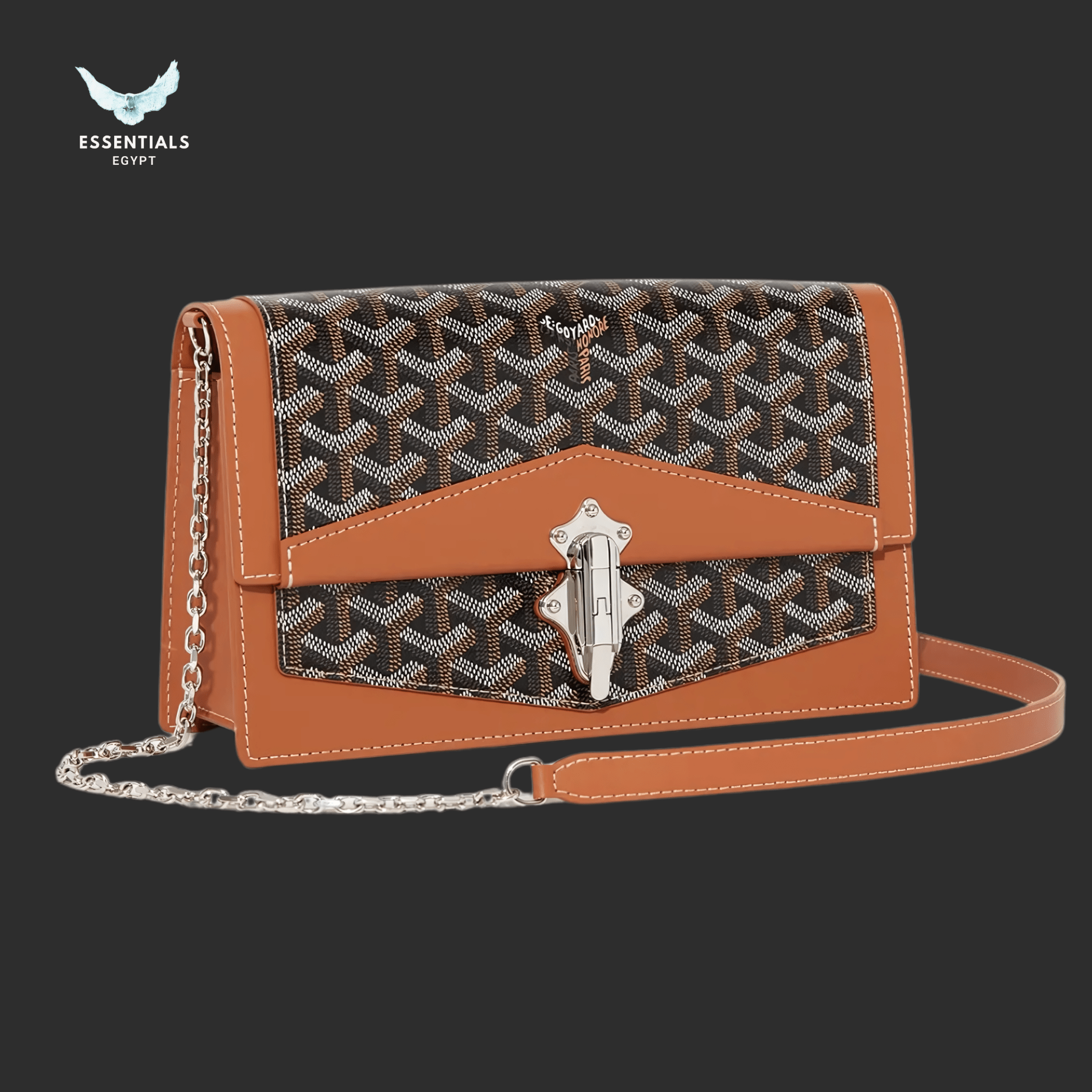 Goyard Duchesse Marie - Caroline Bag – Black & Tan - ESSENTIALS EGYPT
