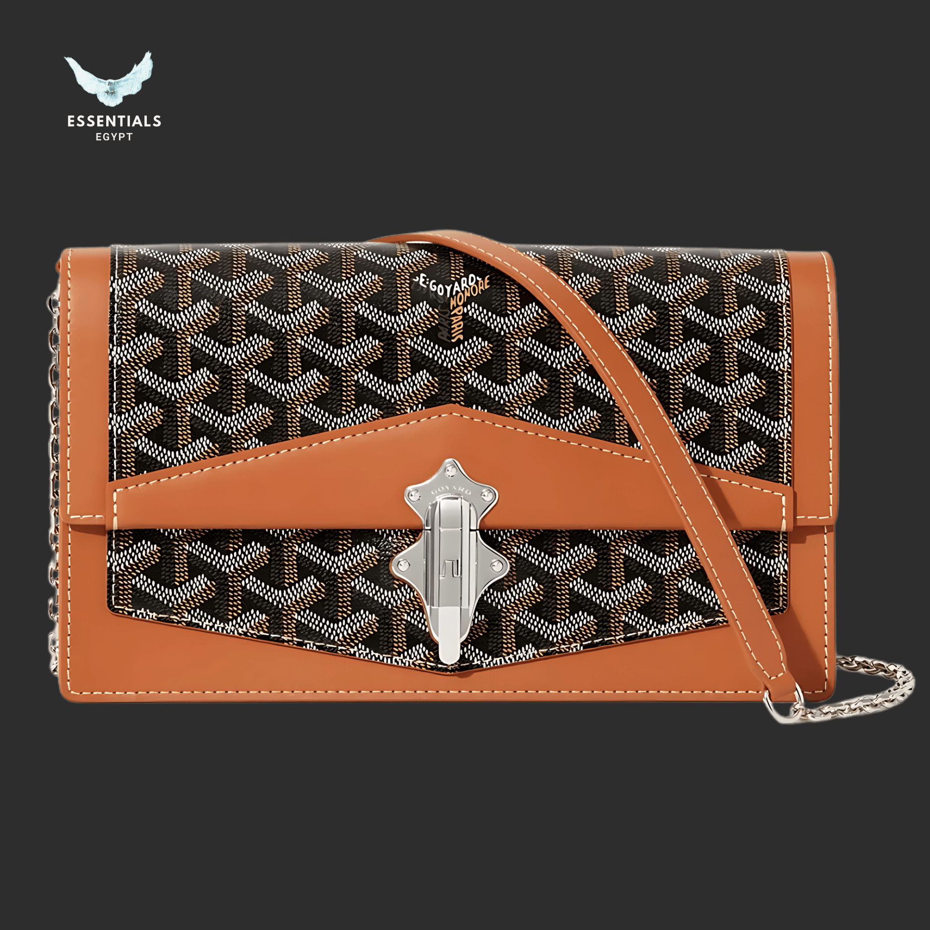Goyard Duchesse Marie - Caroline Bag – Black & Tan - ESSENTIALS EGYPT