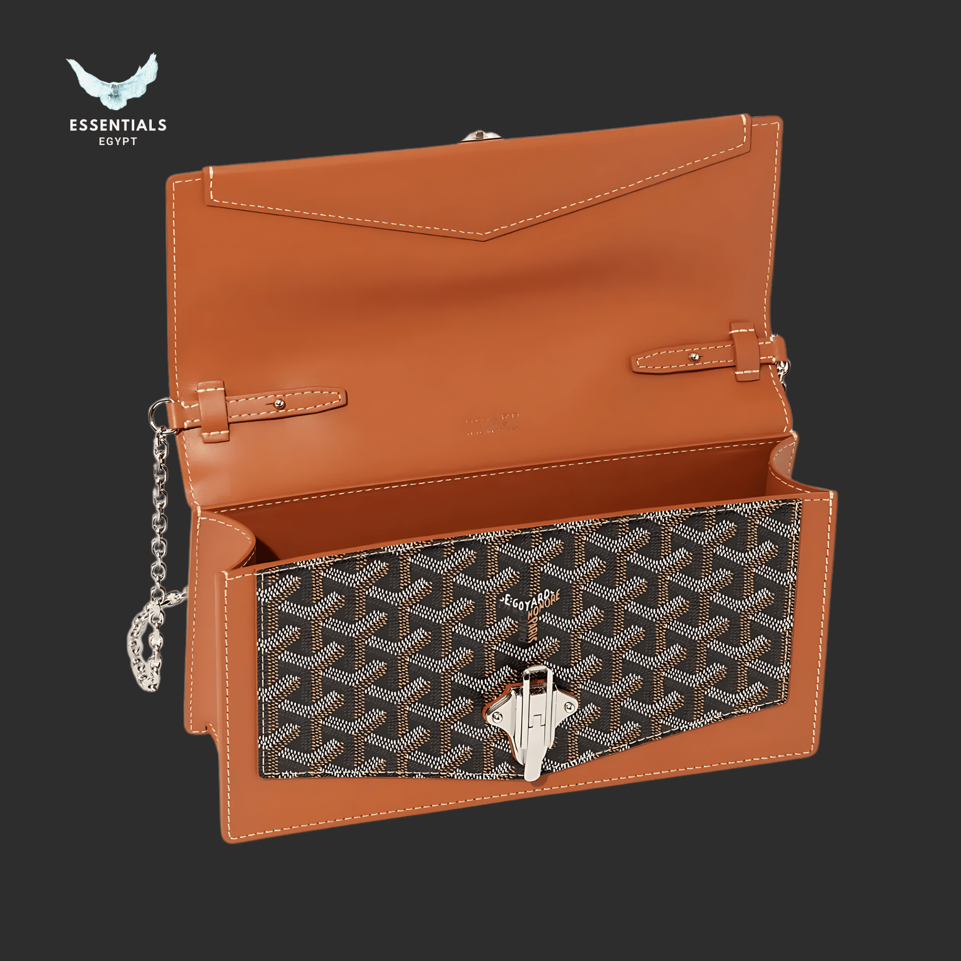 Goyard Duchesse Marie - Caroline Bag – Black & Tan - ESSENTIALS EGYPT