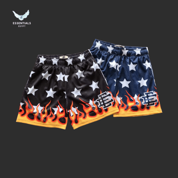 Eric Emanuel Shorts – Flame Print - ESSENTIALS EGYPT
