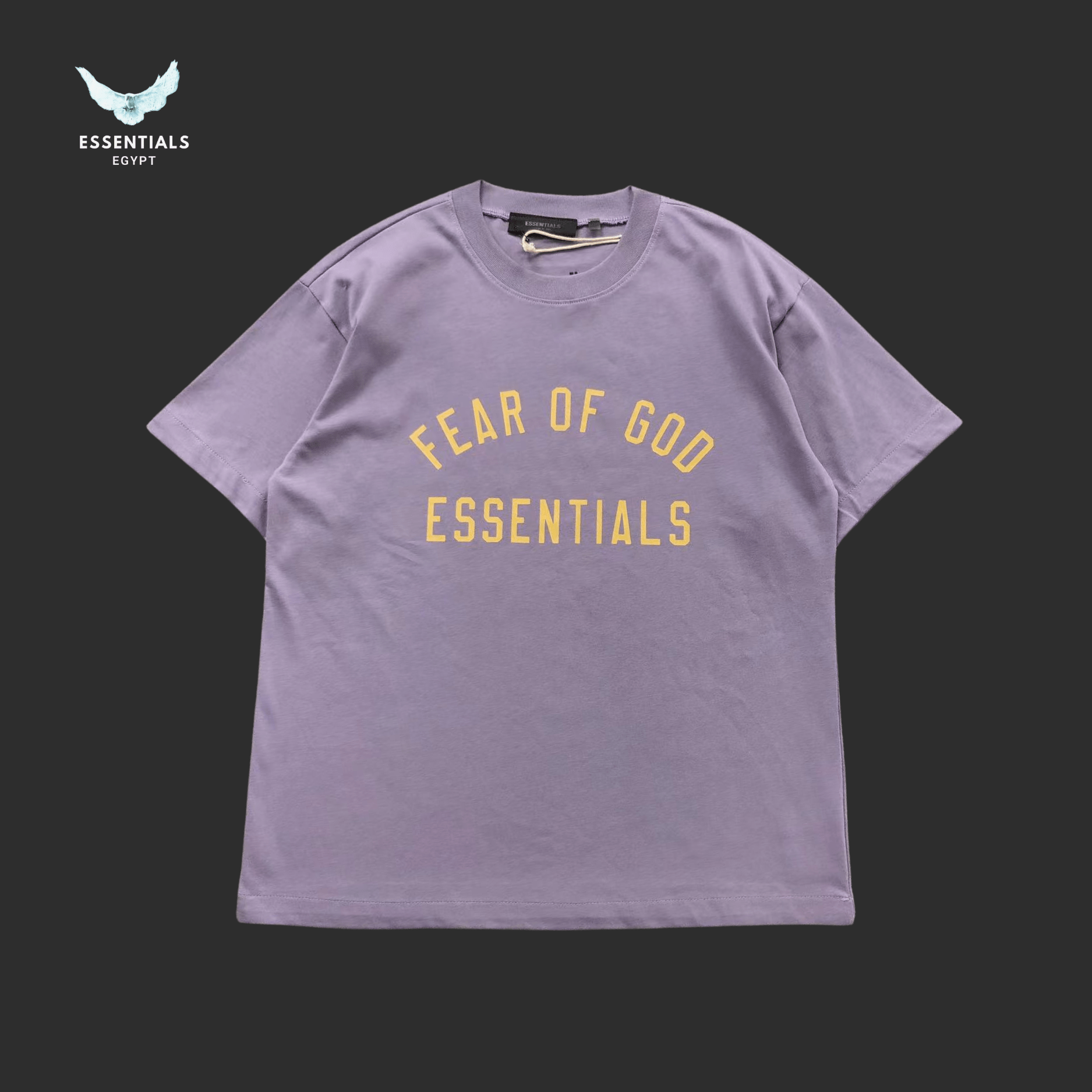 Essentials T-Shirt – Tonal Text Print - ESSENTIALS EGYPT