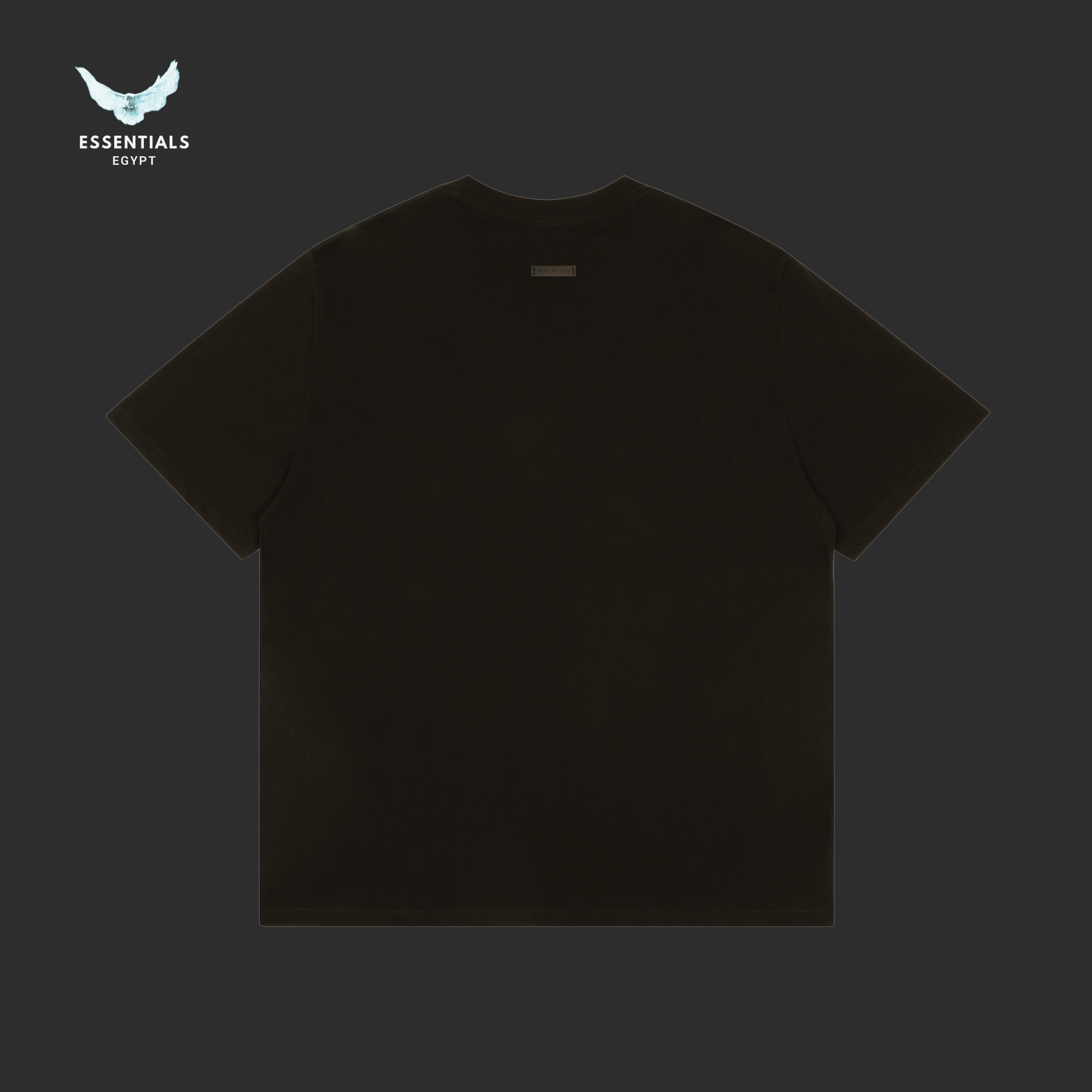 Essentials Fear of God T-Shirt – Baseball Logo (Black) - ESSENTIALS EGYPT