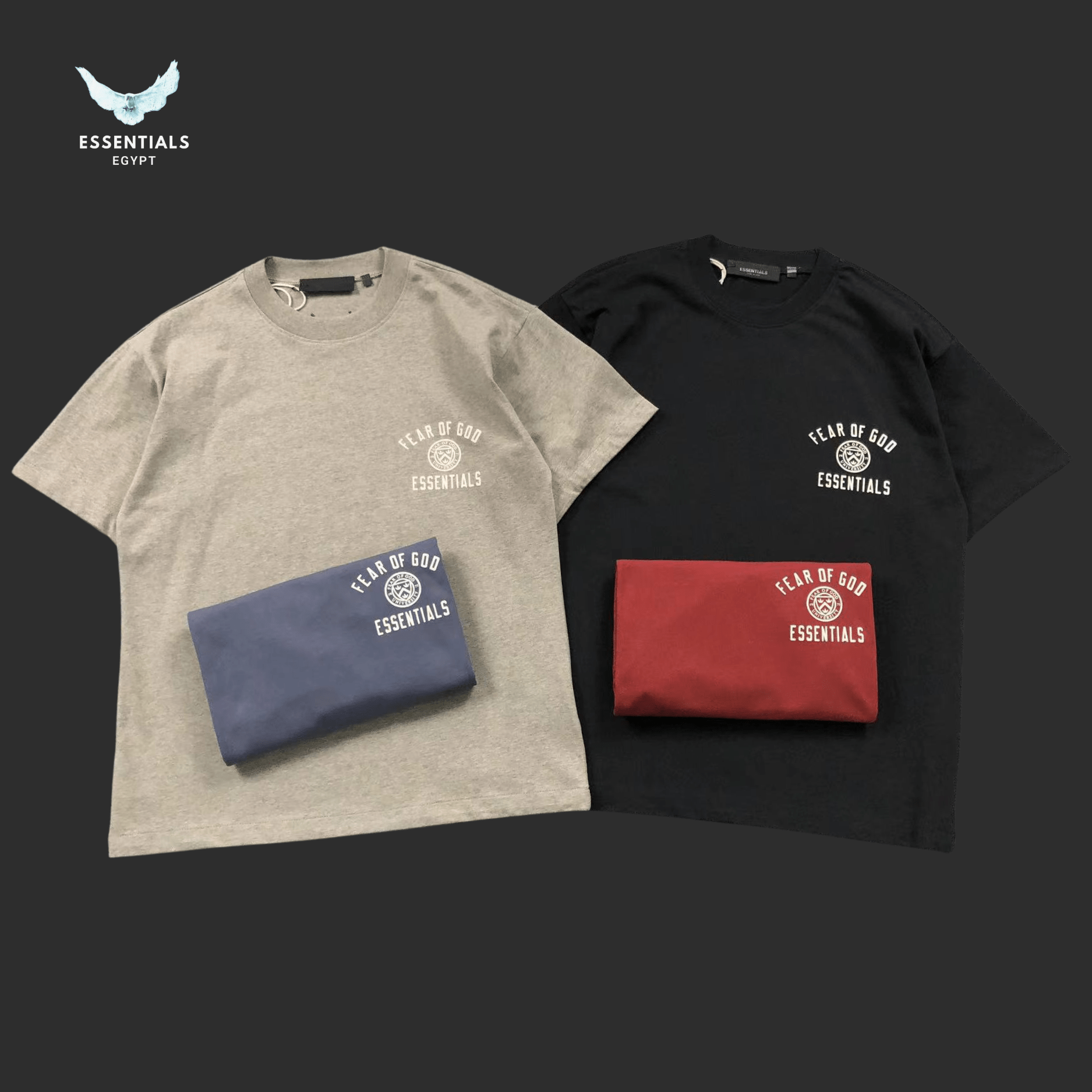 Essentials T-Shirt – Crest Logo Series - ESSENTIALS EGYPT