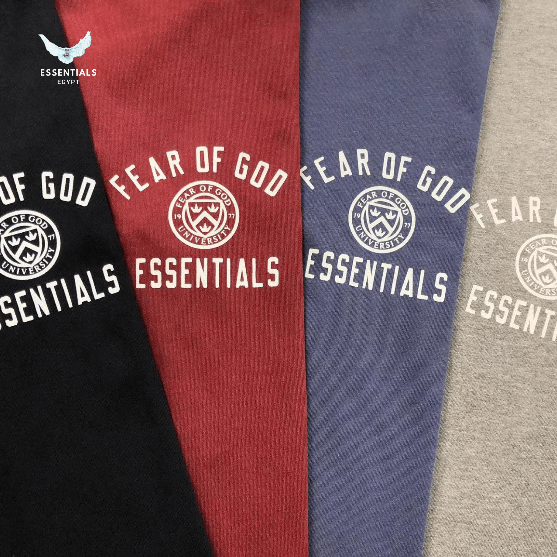 Essentials T-Shirt – Crest Logo Series - ESSENTIALS EGYPT