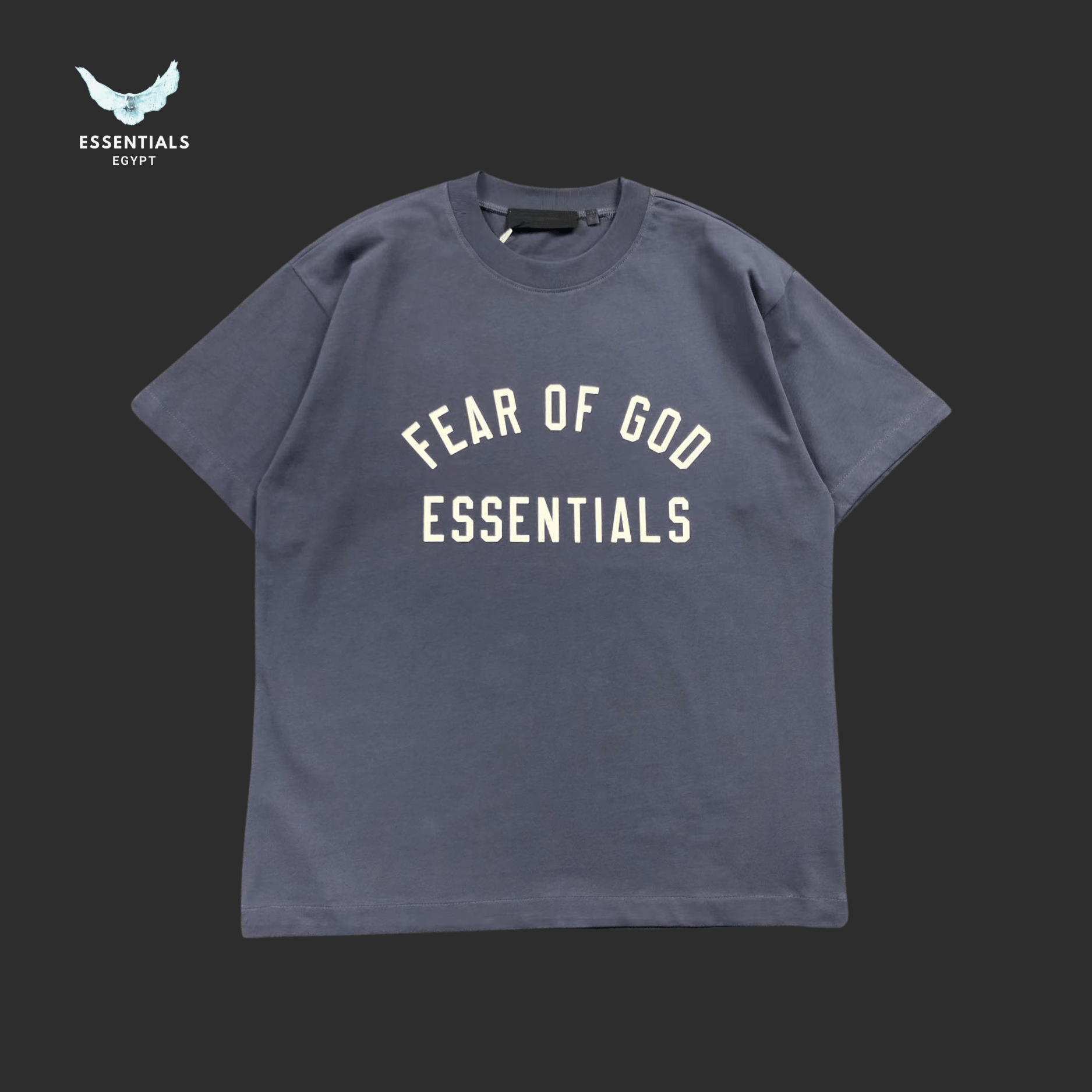 Essentials T-Shirt – Dual Logo Styles - ESSENTIALS EGYPT