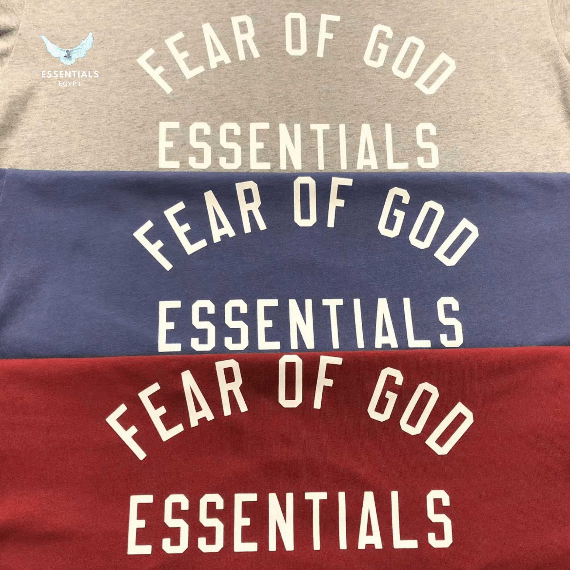 Essentials T-Shirt – Dual Logo Styles - ESSENTIALS EGYPT