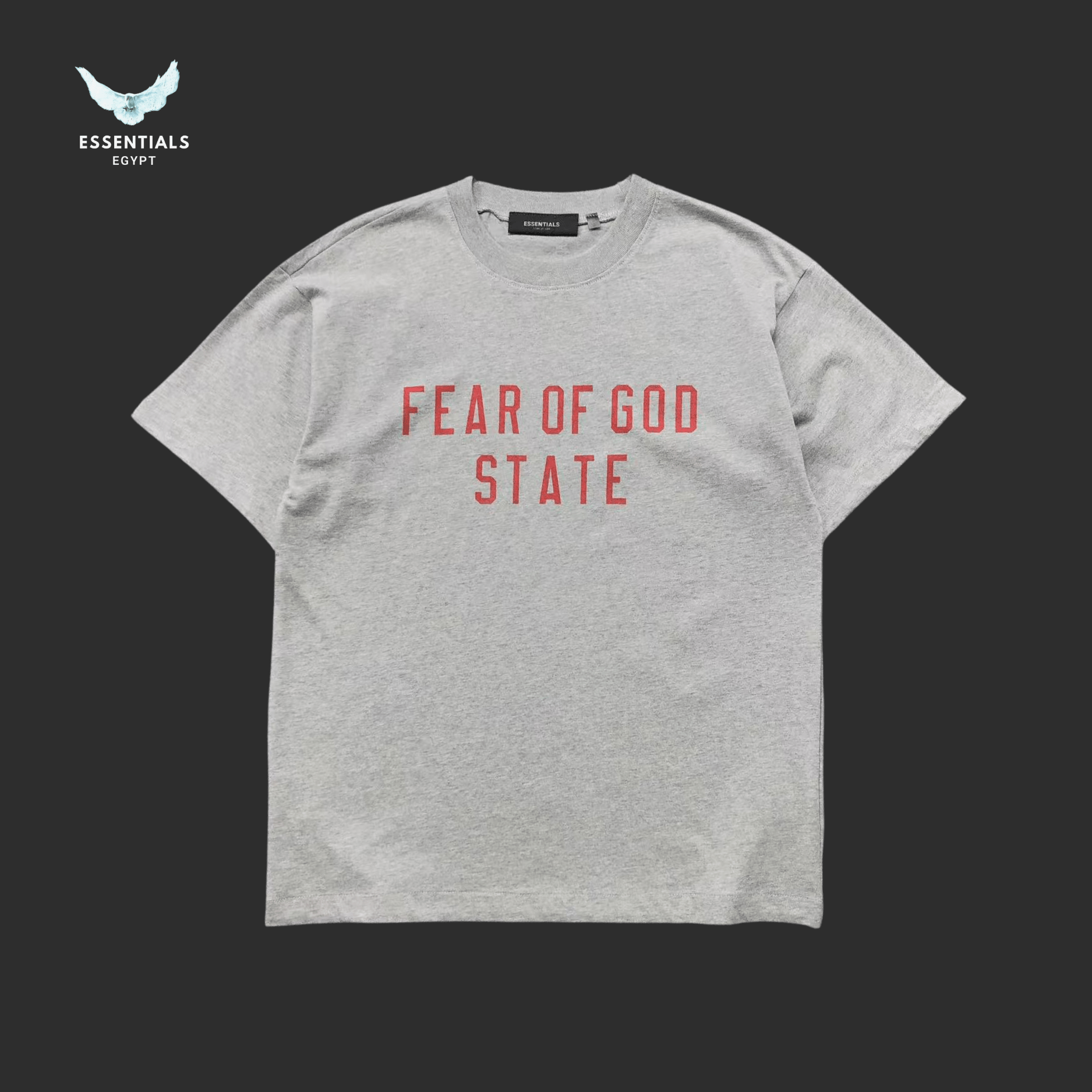 Essentials Fear of God T-Shirt – STATE Logo Pack - ESSENTIALS EGYPT