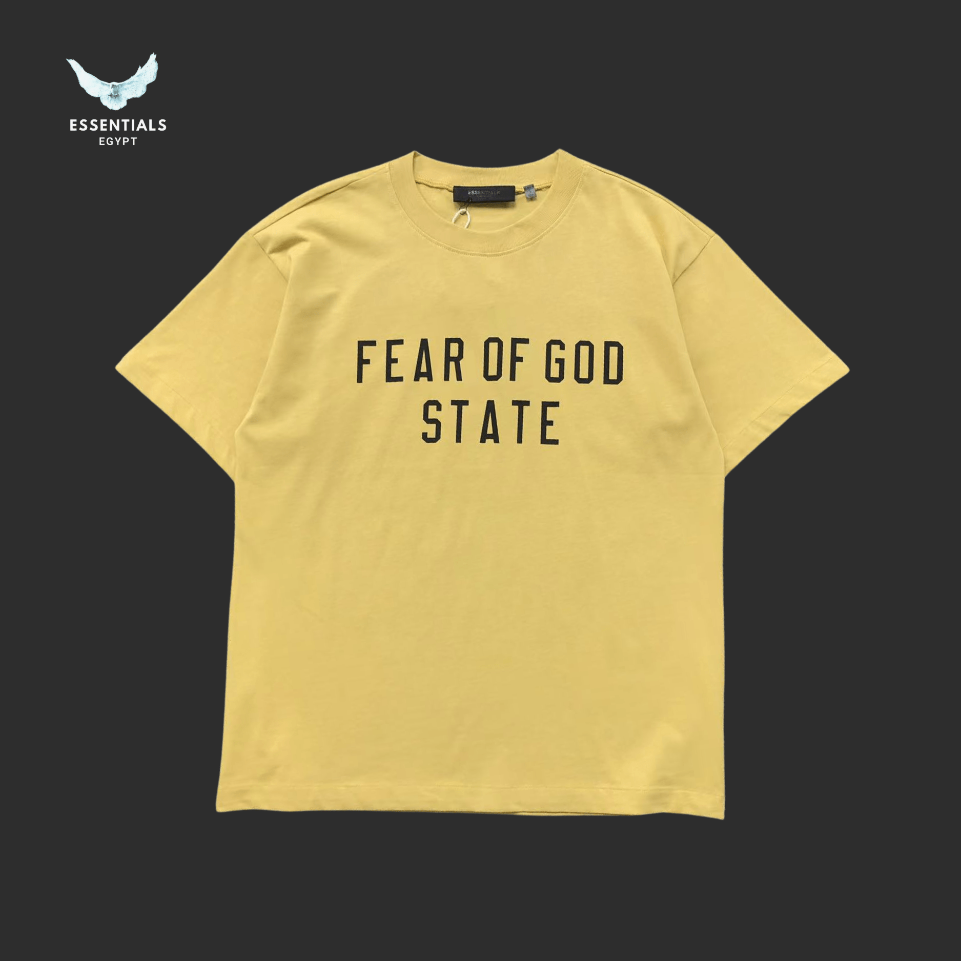 Essentials Fear of God T-Shirt – STATE Logo Pack - ESSENTIALS EGYPT