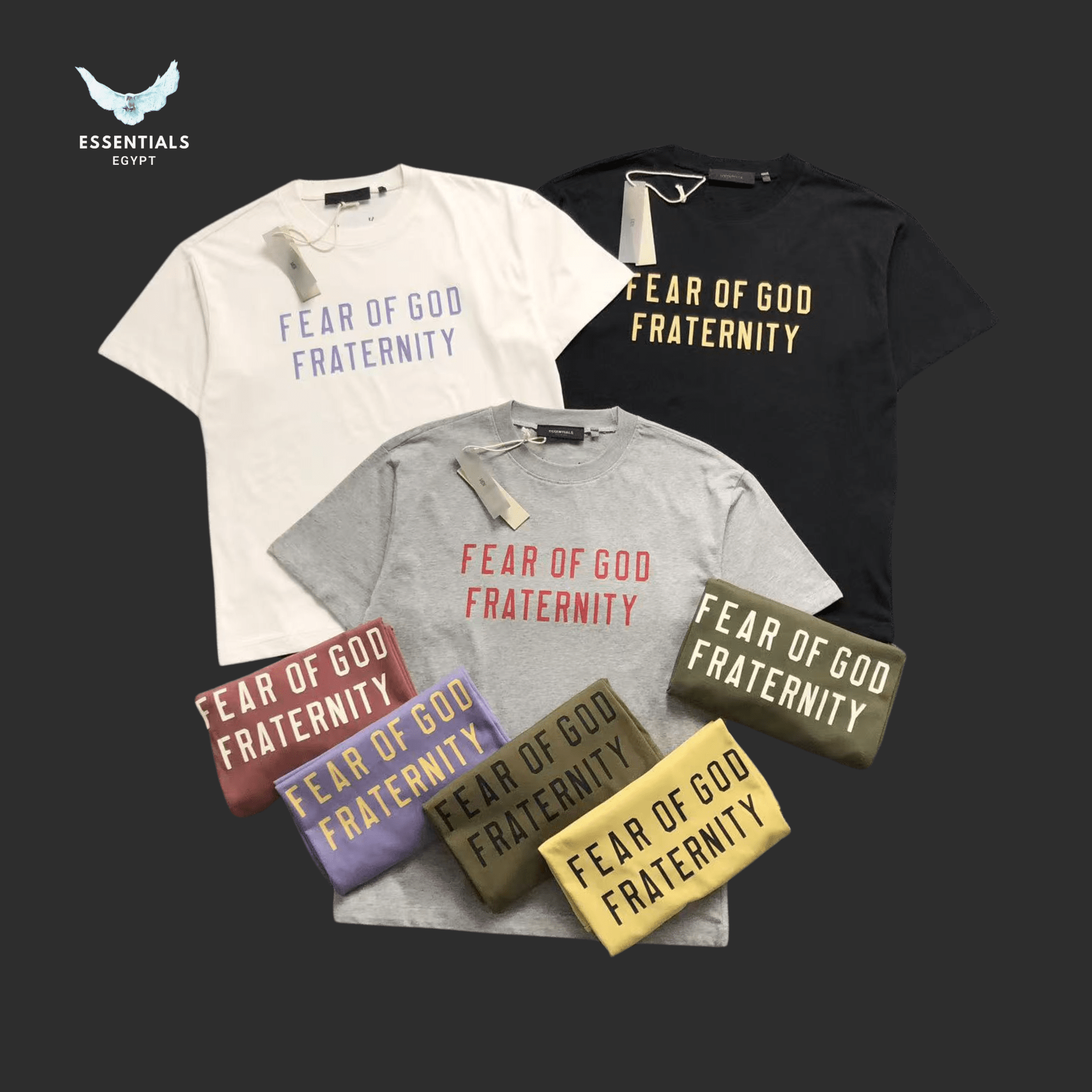 Fear of God T-Shirt – Fraternity Series - ESSENTIALS EGYPT