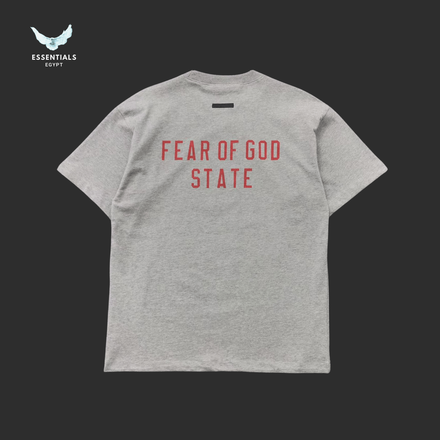 Fear of God T-Shirt – STATE Triple Logo - ESSENTIALS EGYPT