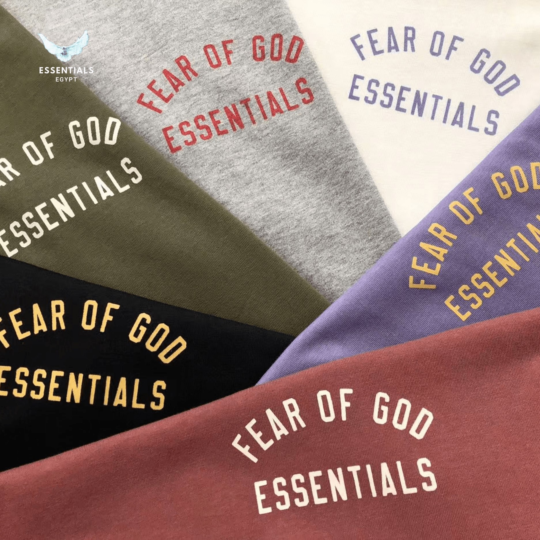 Fear of God T-Shirt – STATE Triple Logo - ESSENTIALS EGYPT