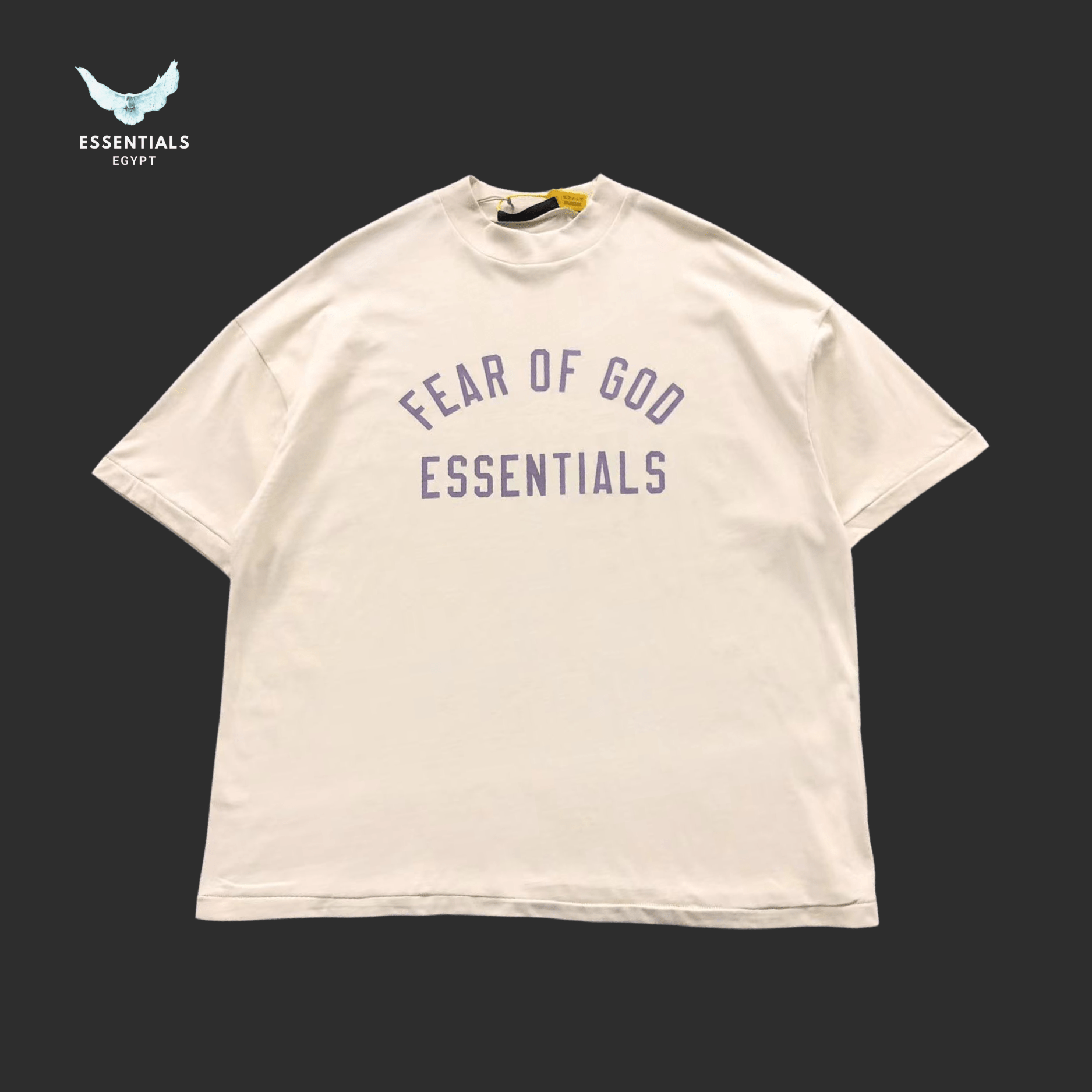 Essentials T-Shirt – Arched Logo Drop - ESSENTIALS EGYPT