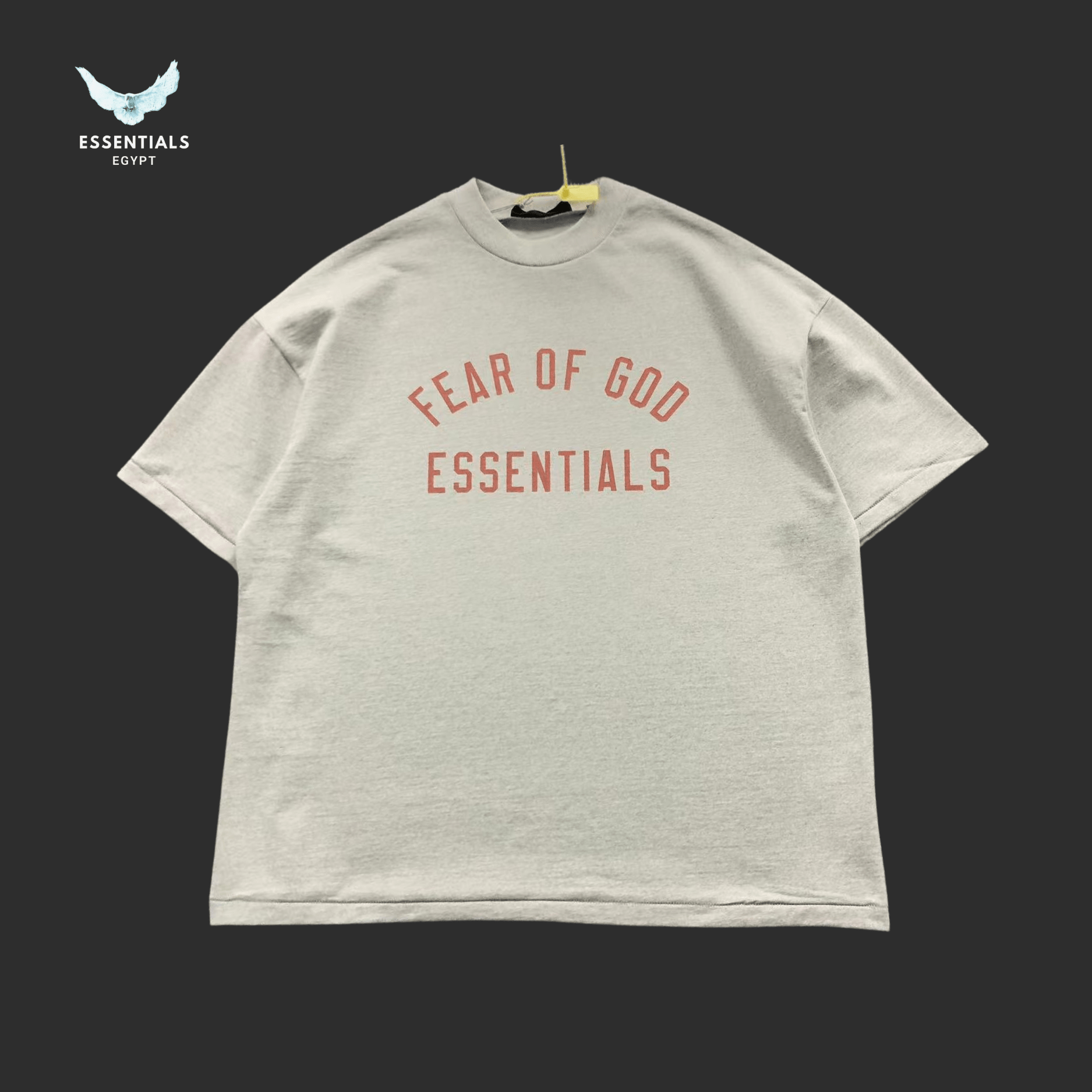 Essentials T-Shirt – Arched Logo Drop - ESSENTIALS EGYPT