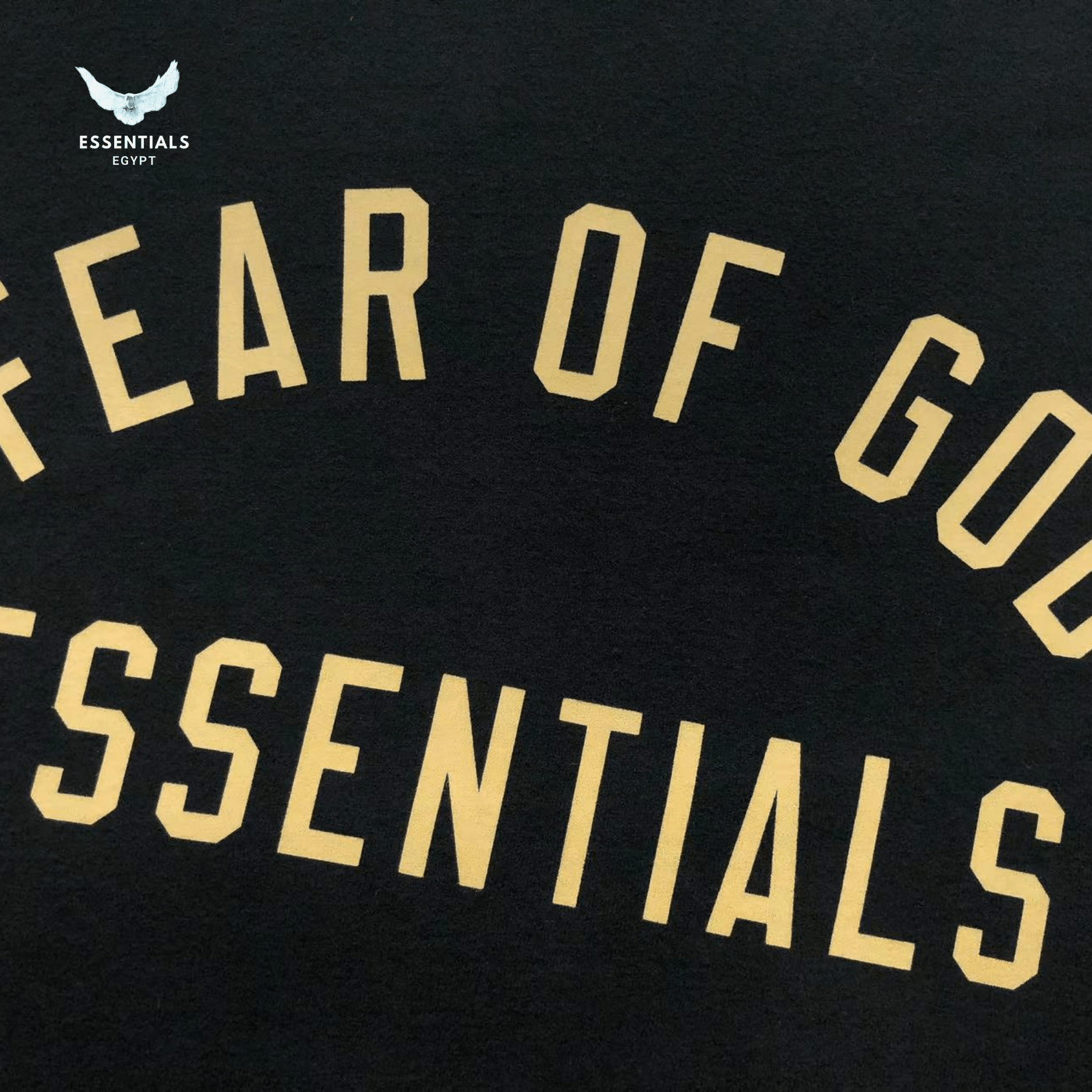 Essentials T-Shirt – Arched Logo Drop - ESSENTIALS EGYPT