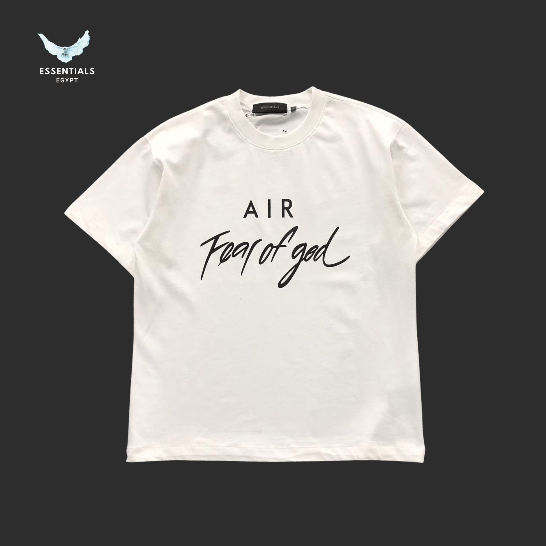Essentials Fear of God T-Shirt – Air Logo - ESSENTIALS EGYPT