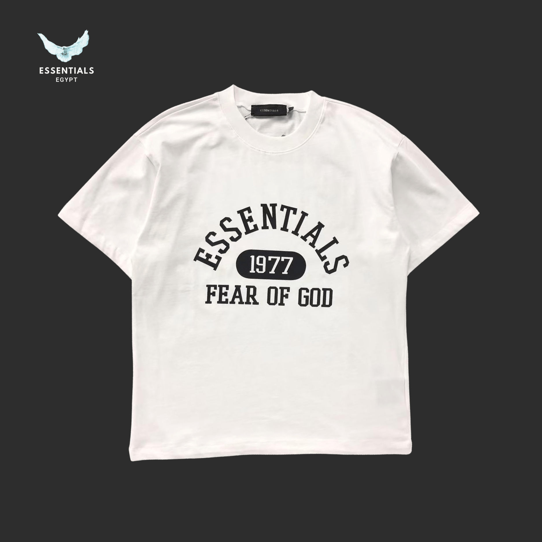 Essentials Fear of God T-Shirt – 1977 Double Logo - ESSENTIALS EGYPT