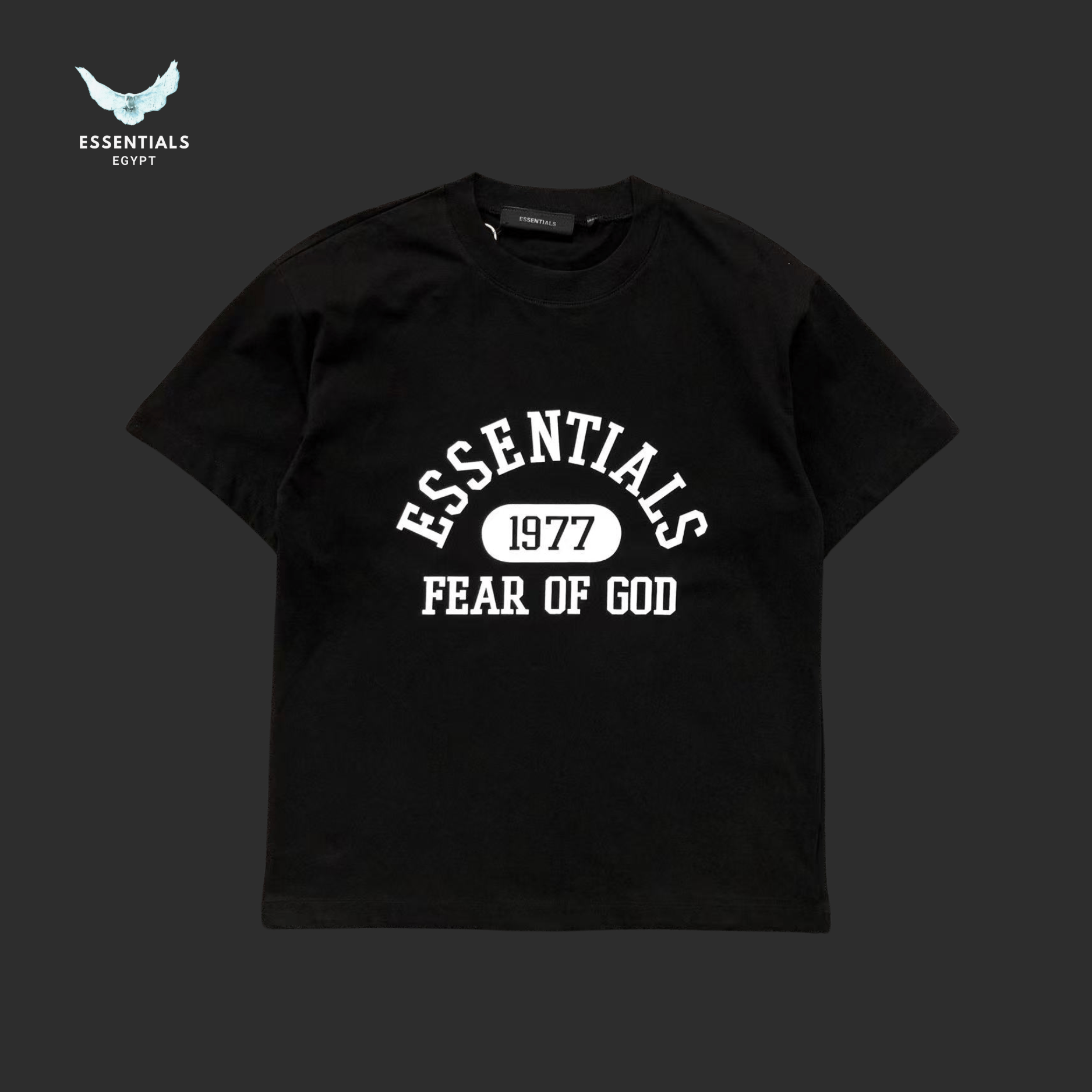 Essentials Fear of God T-Shirt – 1977 Double Logo - ESSENTIALS EGYPT