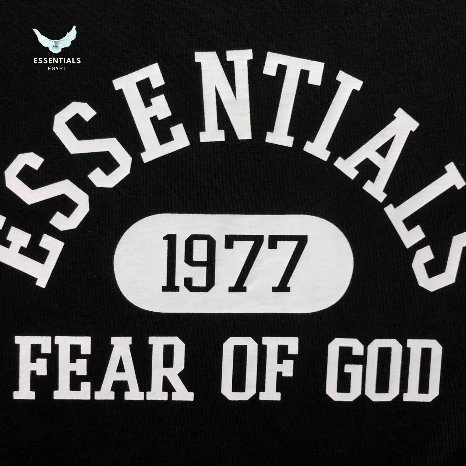 Essentials Fear of God T-Shirt – 1977 Double Logo - ESSENTIALS EGYPT