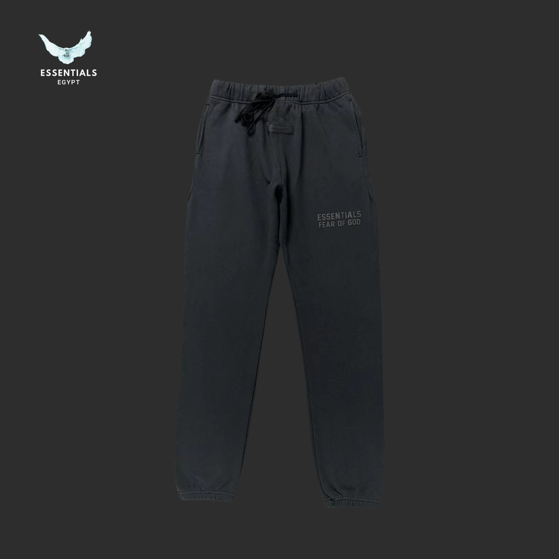 FOG TROUSERS Essentials Fear of God Trousers – Multi Logo Color Drop - ESSENTIALS EGYPT