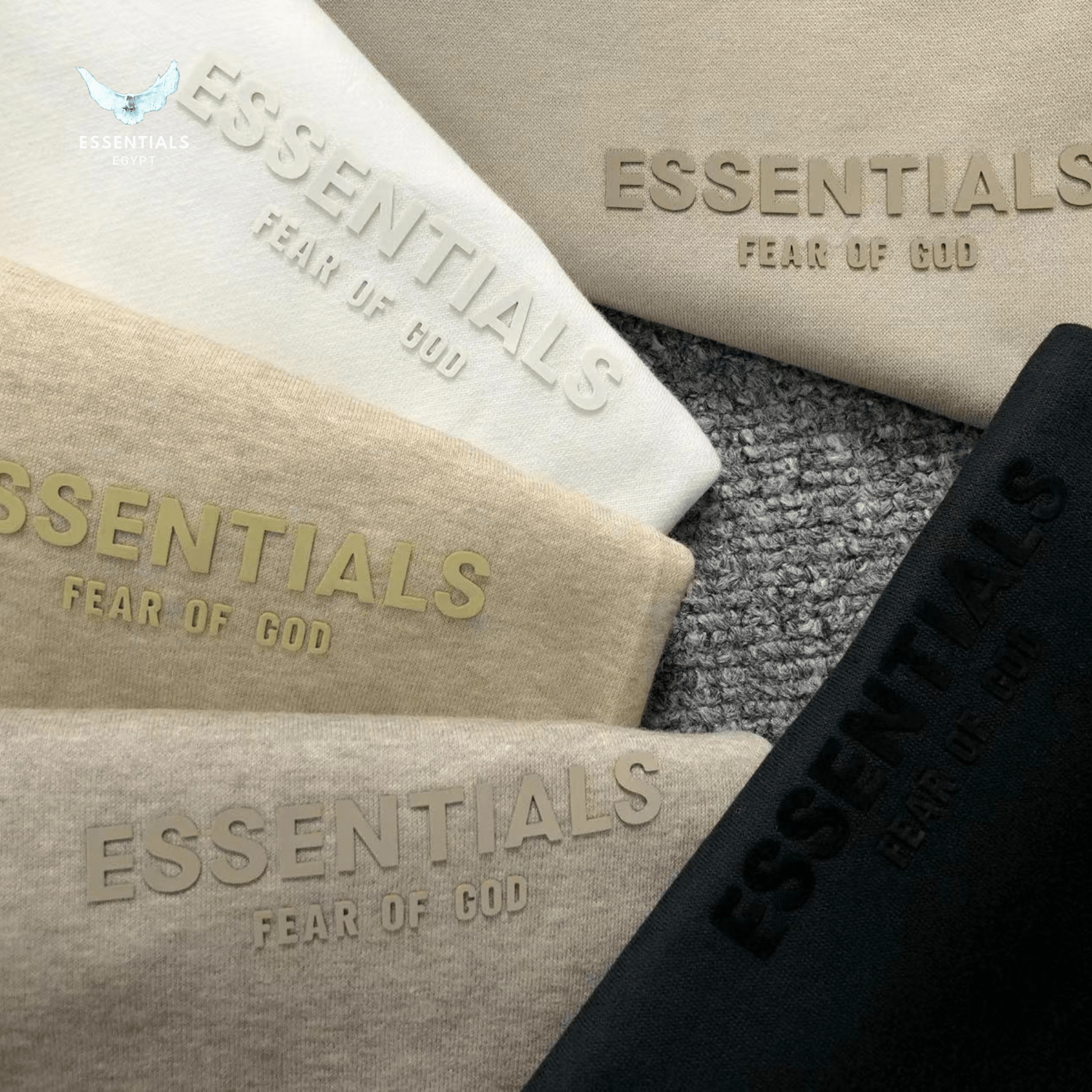 Essentials Fear of God Trousers – Textured Neutral Pack