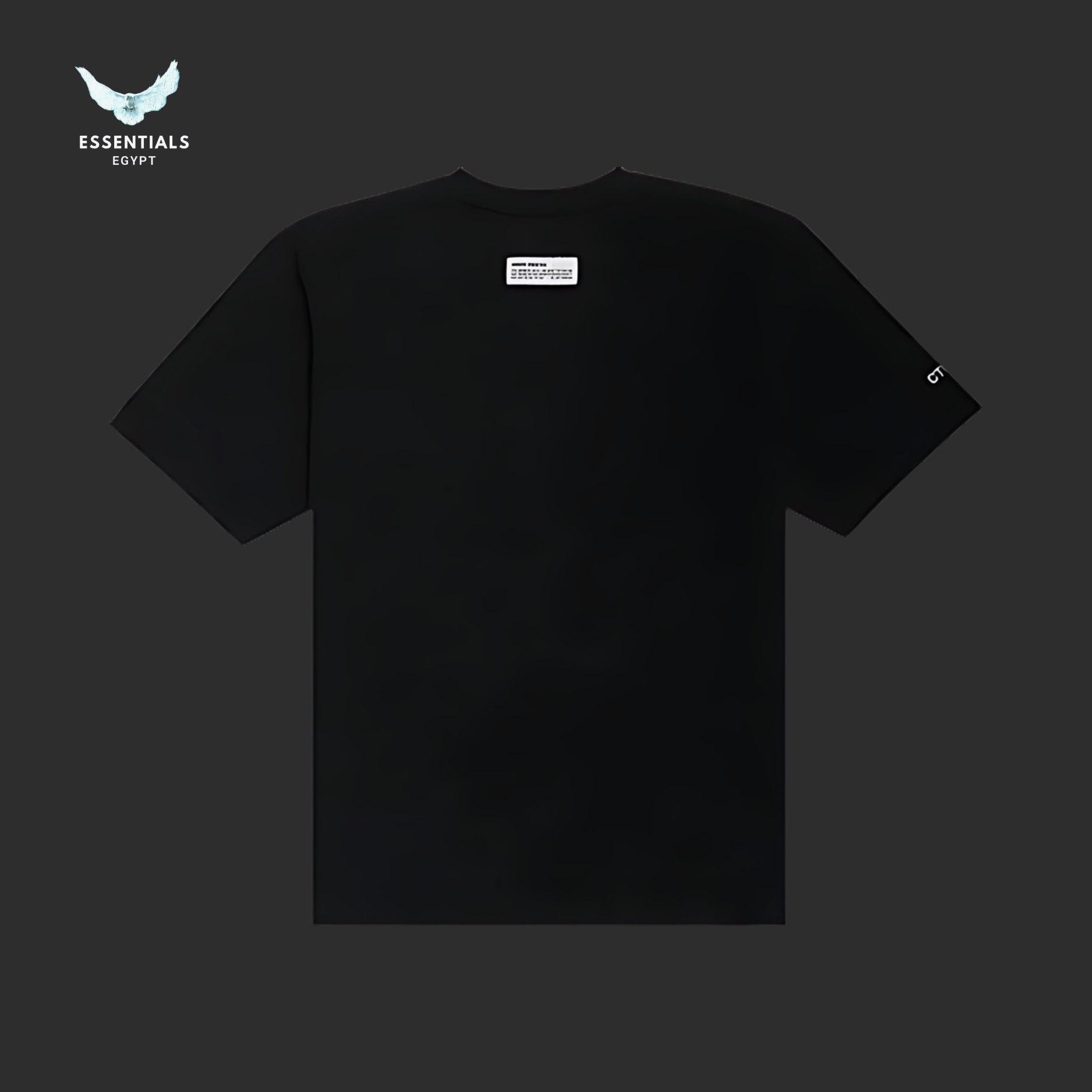 Heron Preston Split Graphic Tee – Black/Orange - ESSENTIALS EGYPT