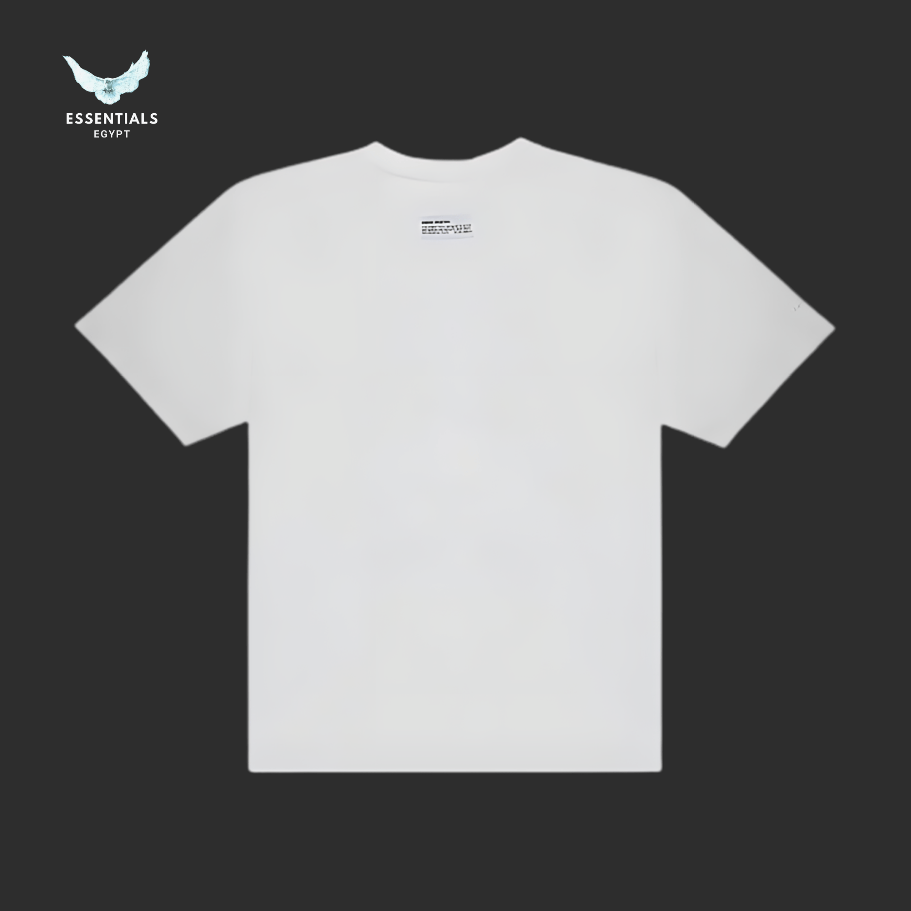 Heron Preston Split Graphic Tee – White/Orange - ESSENTIALS EGYPT