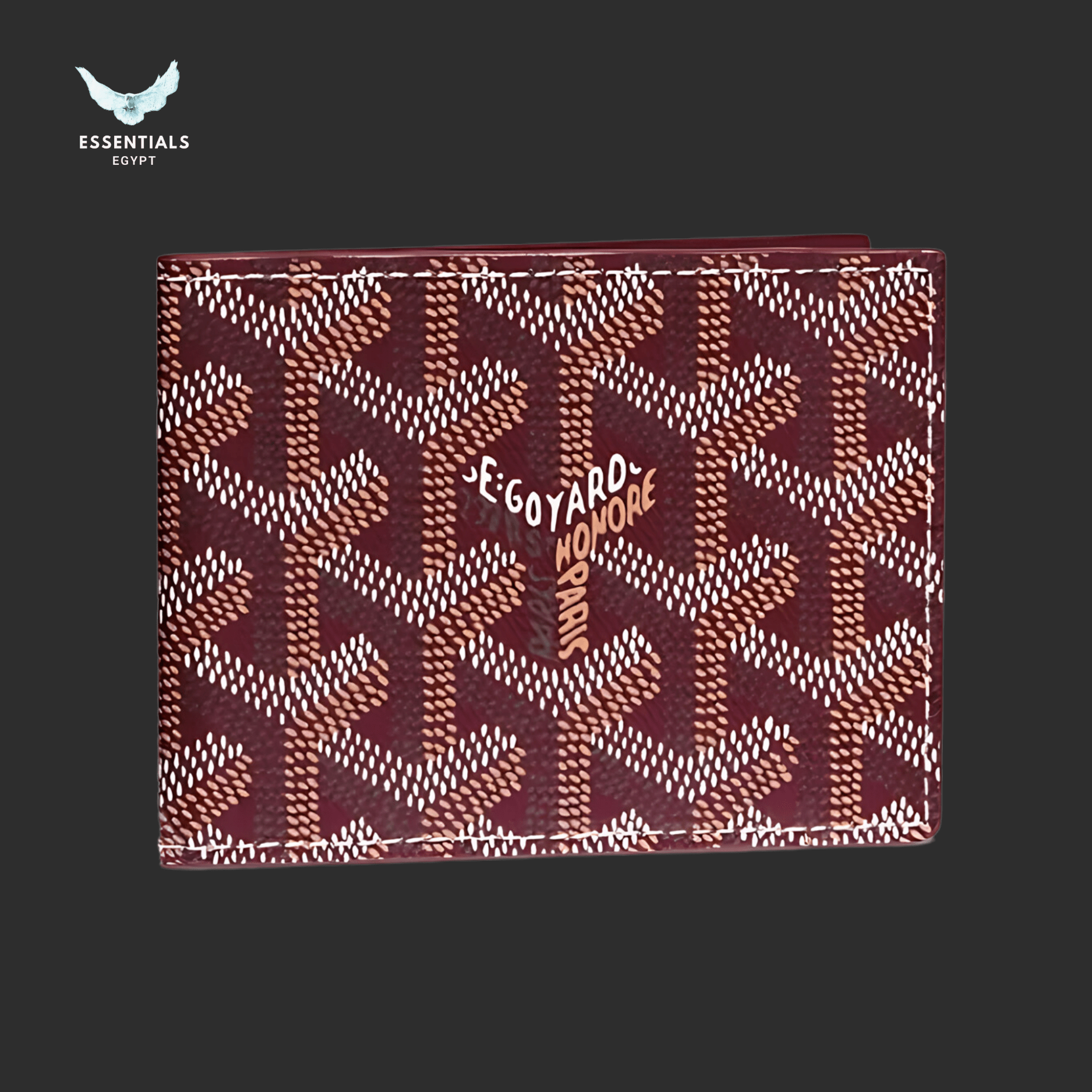 Goyard Victoire Insert Wallet – Burgundy - ESSENTIALS EGYPT